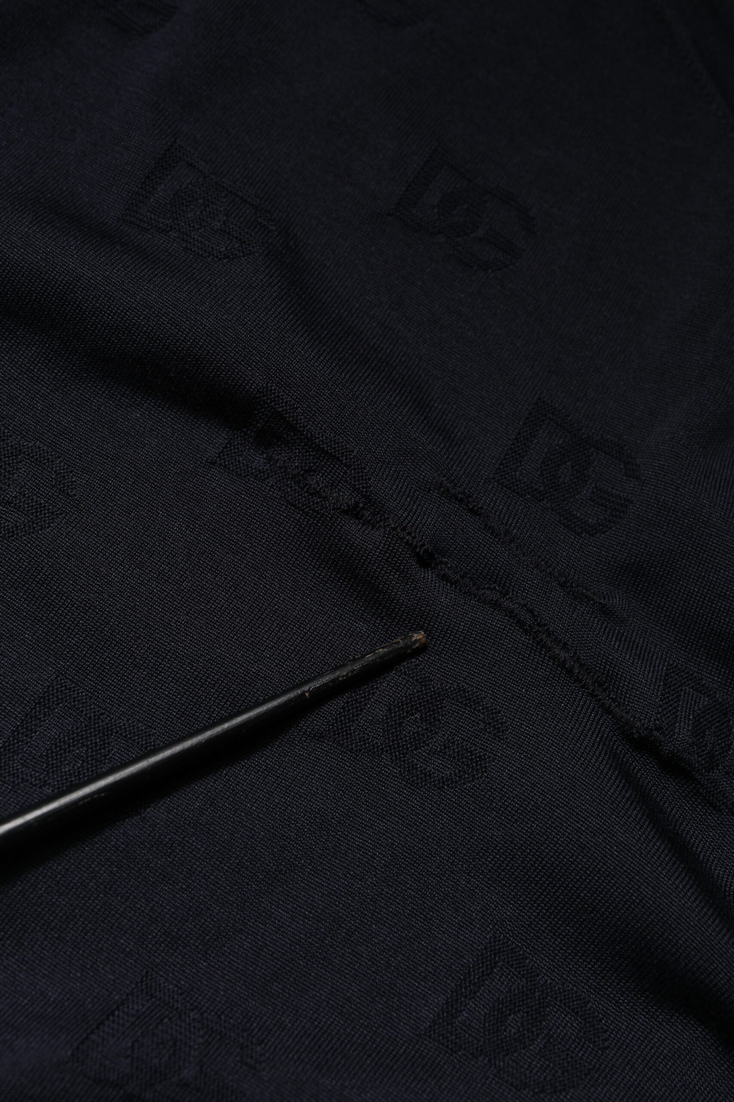 Black Silk Crew Neck Sweatshirt Sweater