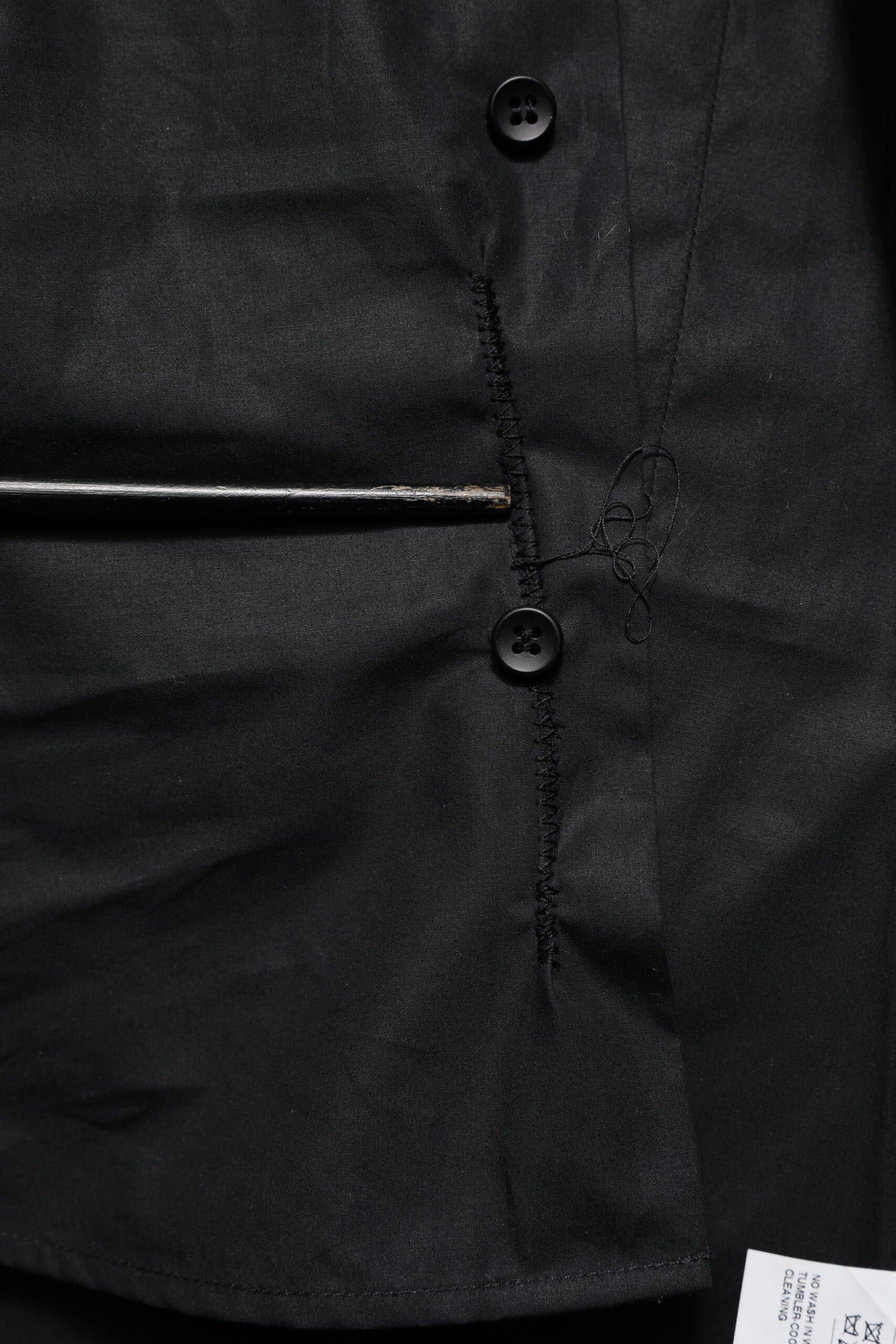 Black Cotton GOLD Long Sleeves Dress Shirt