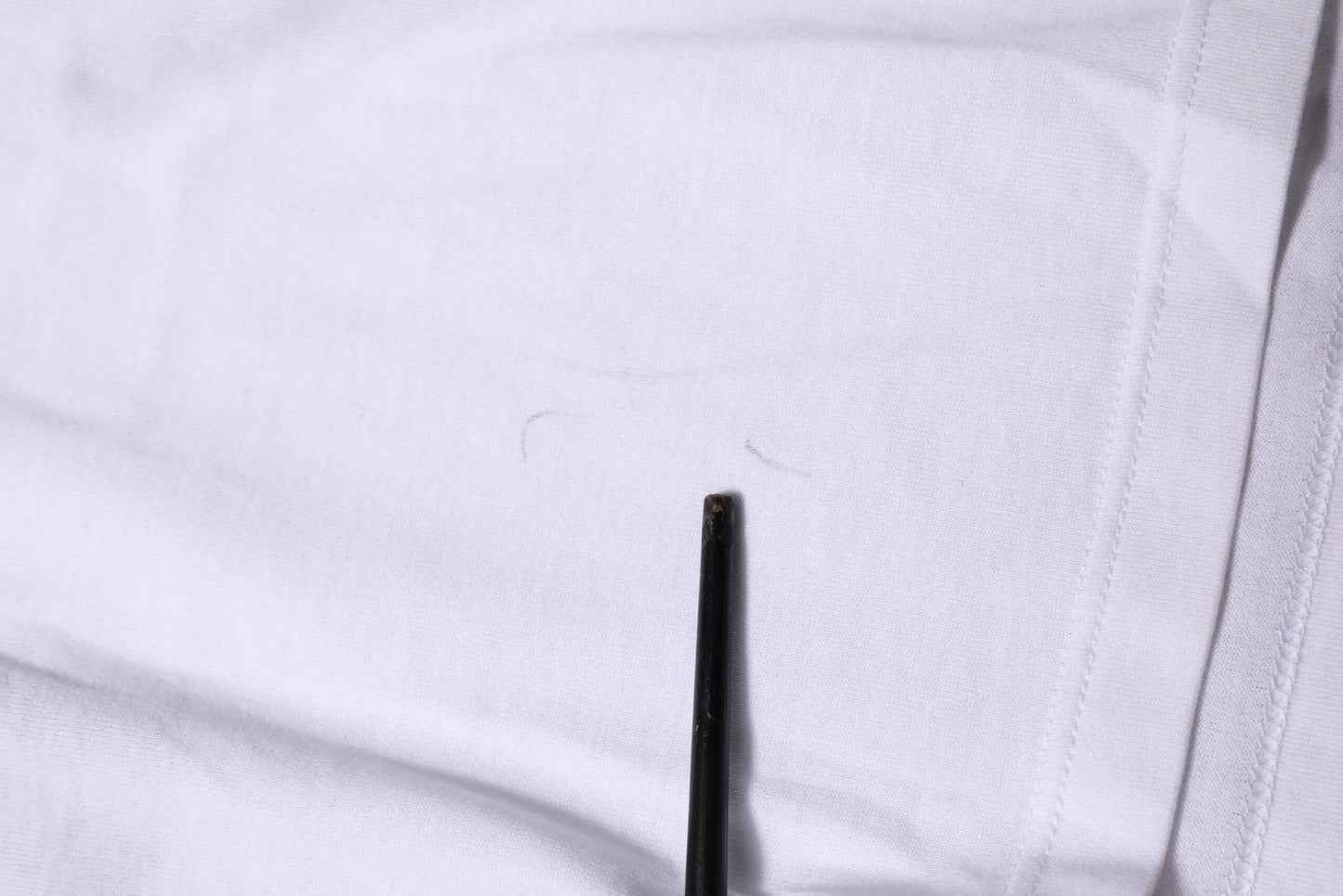 White Cotton Short Sleeves Cropped T-shirt