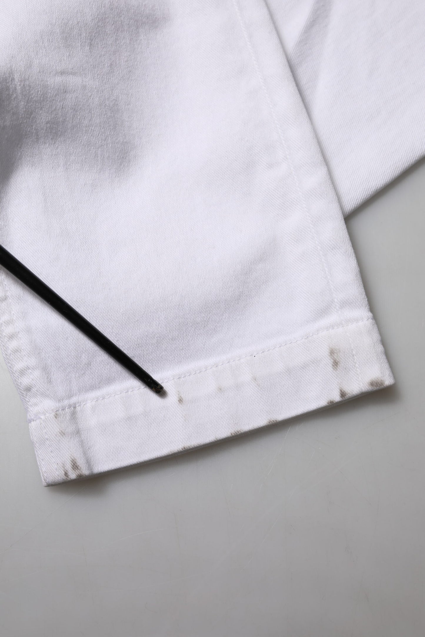 White Floral Embroidery GIRLY Denim Jeans