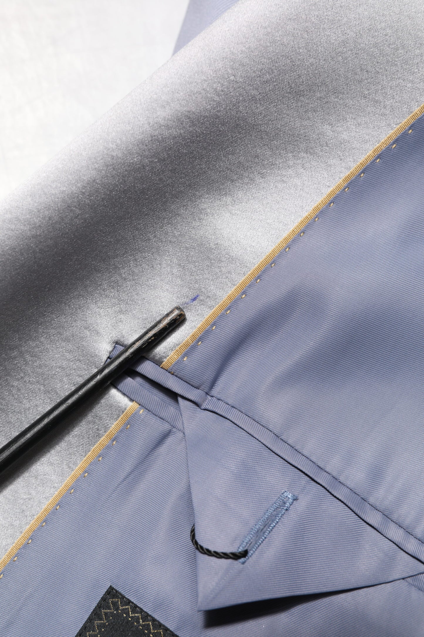 Gray Wool Single Breasted Men Suit Blazer