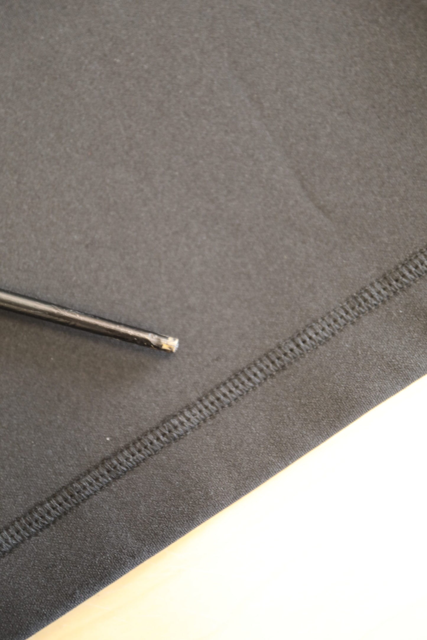 Black Polyester Turtleneck Pullover Sweater