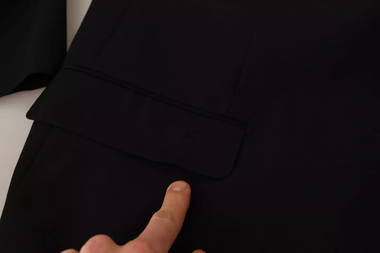 Blue Polyester Single Breasted Formal 2 Piece Suit