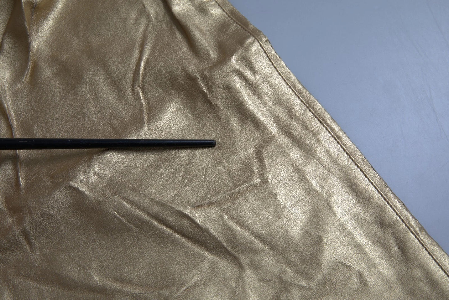 Gold High Waist Skinny Women Metallic Pants