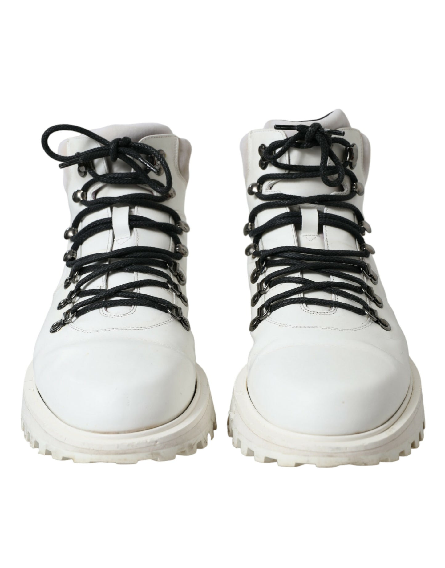 White Vulcano Trekking Ankle Boots Shoes