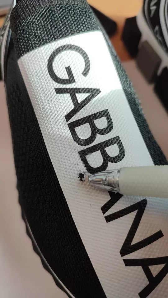 Black White Slip On Sorrento Sneakers Shoes