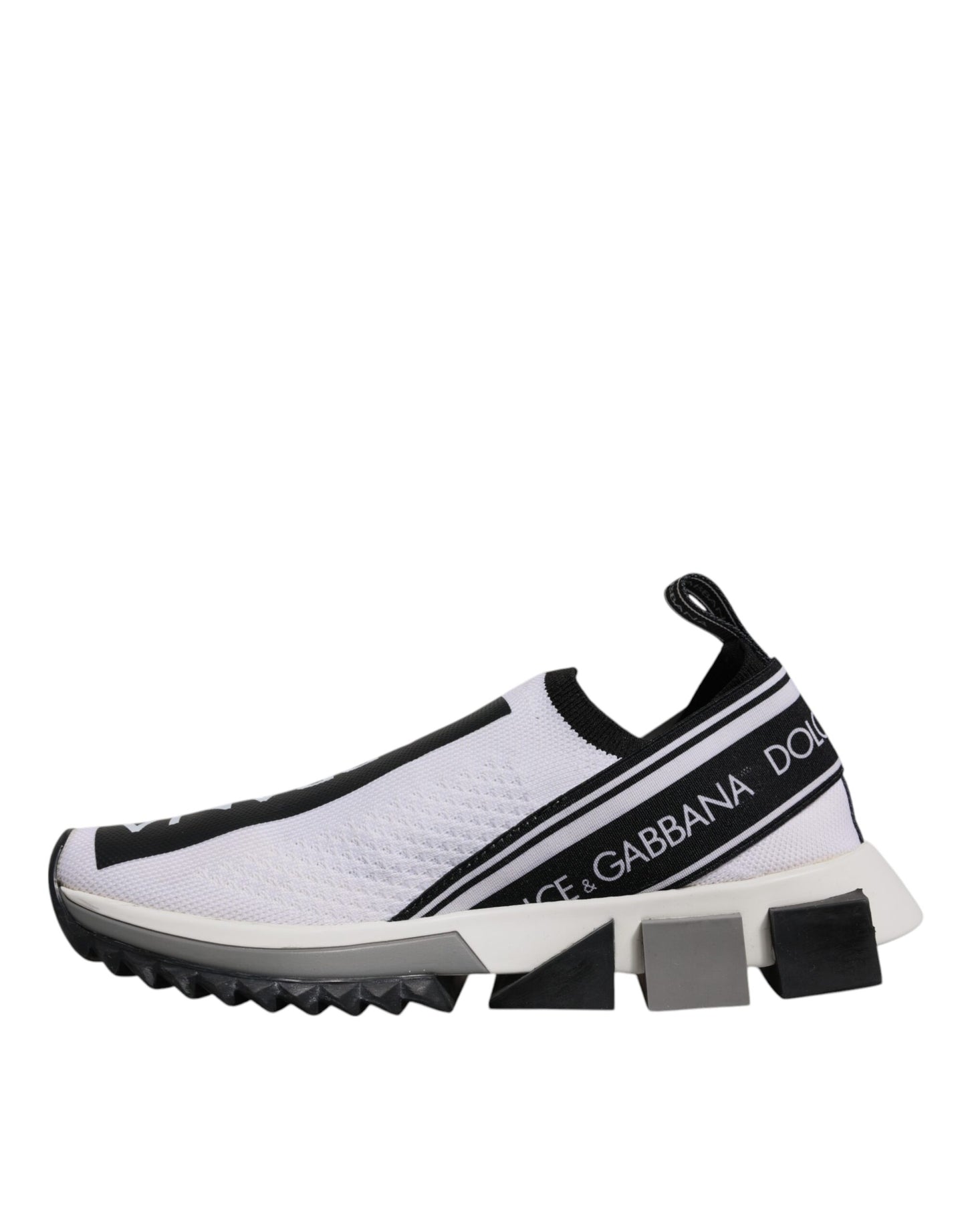 White Black Slip On Sorrento Sneakers Shoes