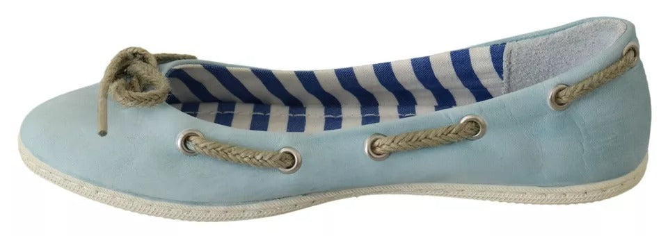 Minnesota Blue Stripe Flat Slip-On Shoes