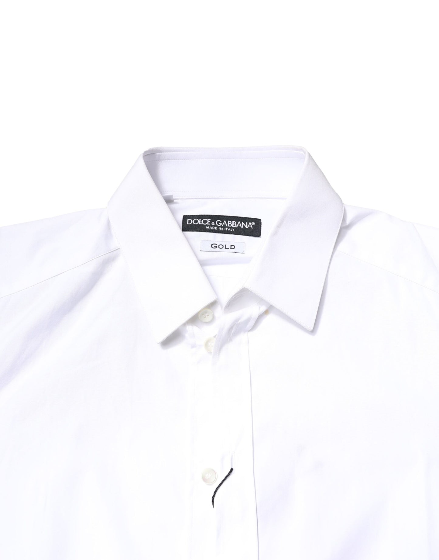 White GOLD Cotton Long Sleeves Men Dress Shirt