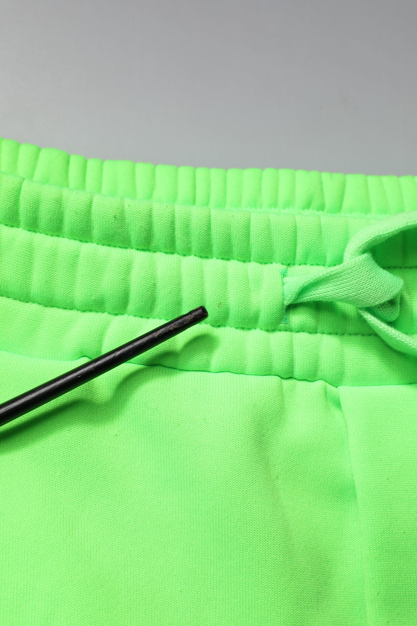 Neon Green Cargo Jogger Men Sweatpants Pants
