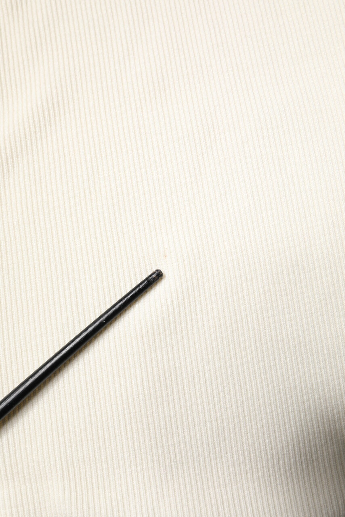 Cream Long Sleeves Turtleneck Slim Sweater