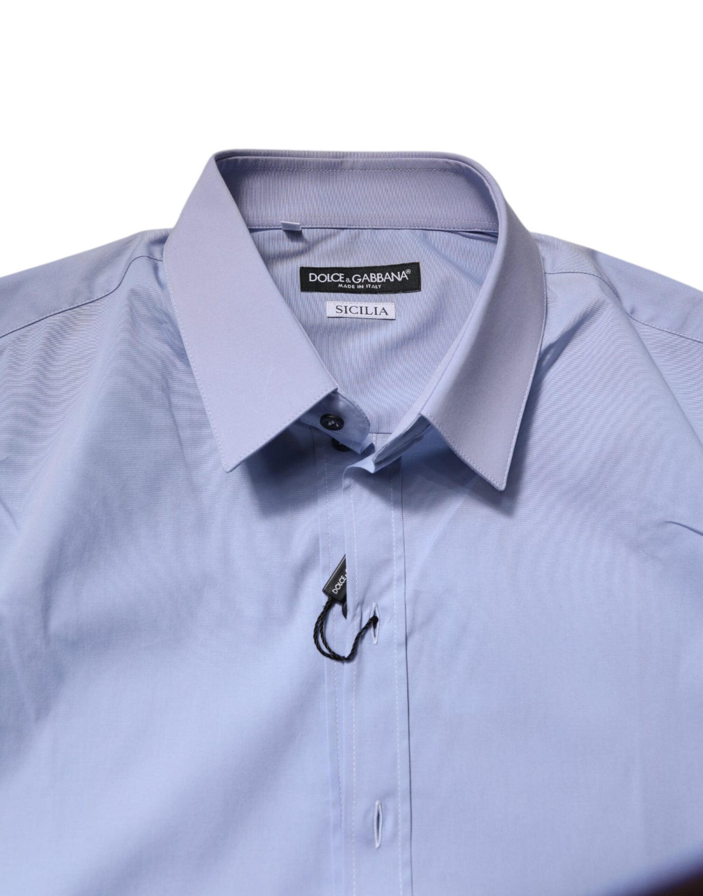 Light Blue Cotton SICILIA Dress Formal Shirt