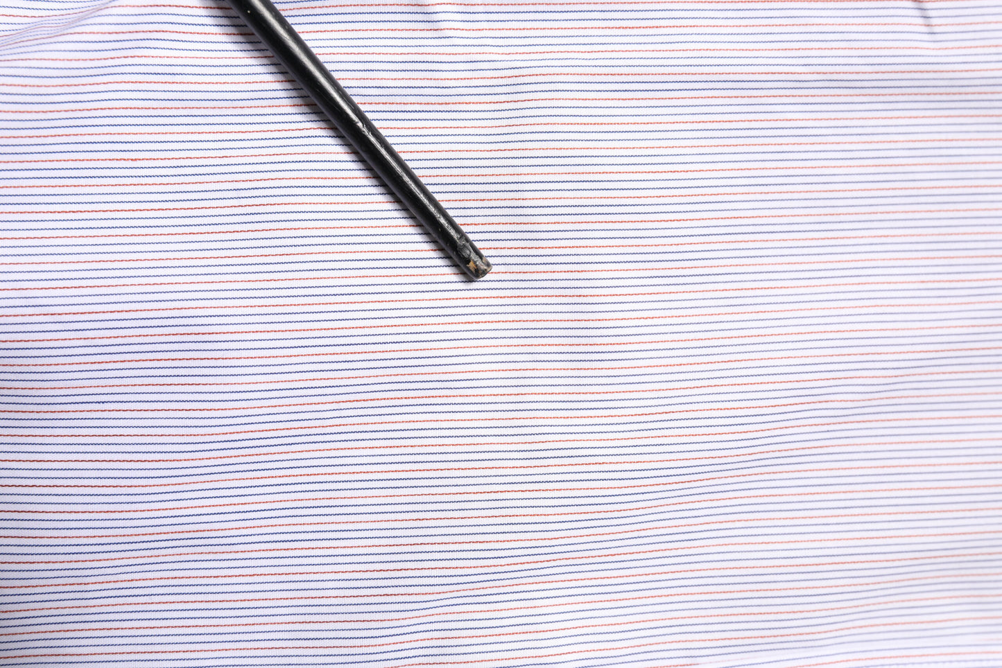 White Striped Cotton GOLD Long Sleeves Shirt