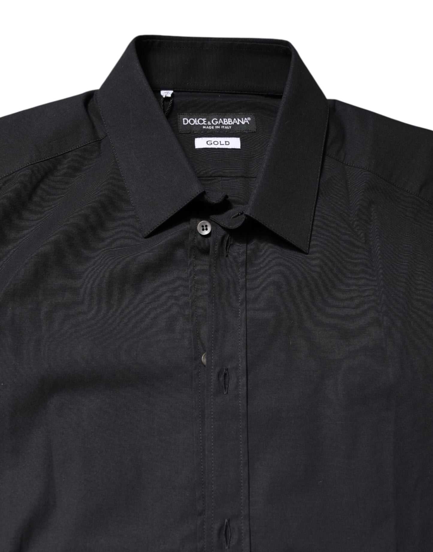 Black GOLD Cotton Long Sleeves Dress Shirt