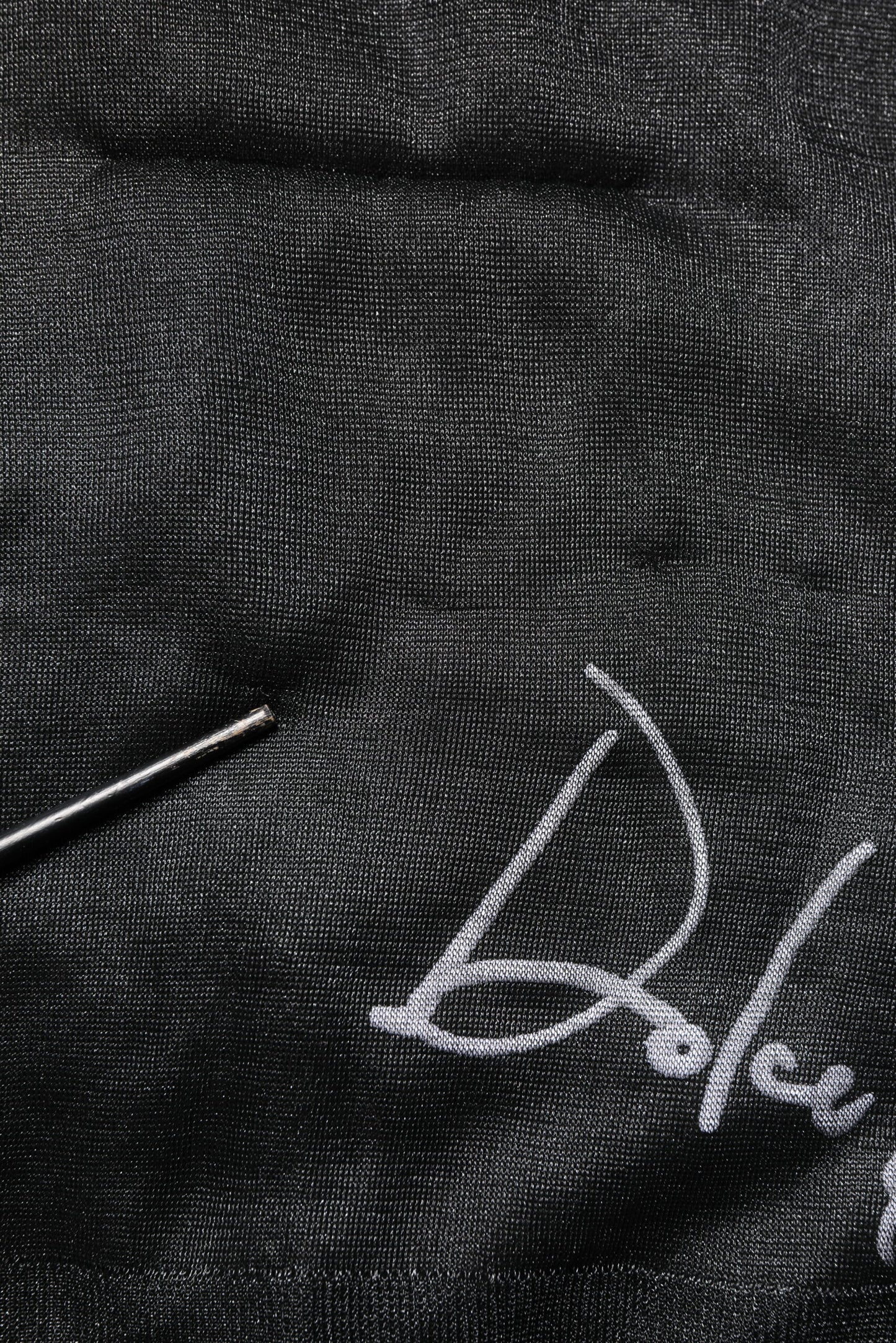 Black Logo Knitted Crewneck Pullover Sweater