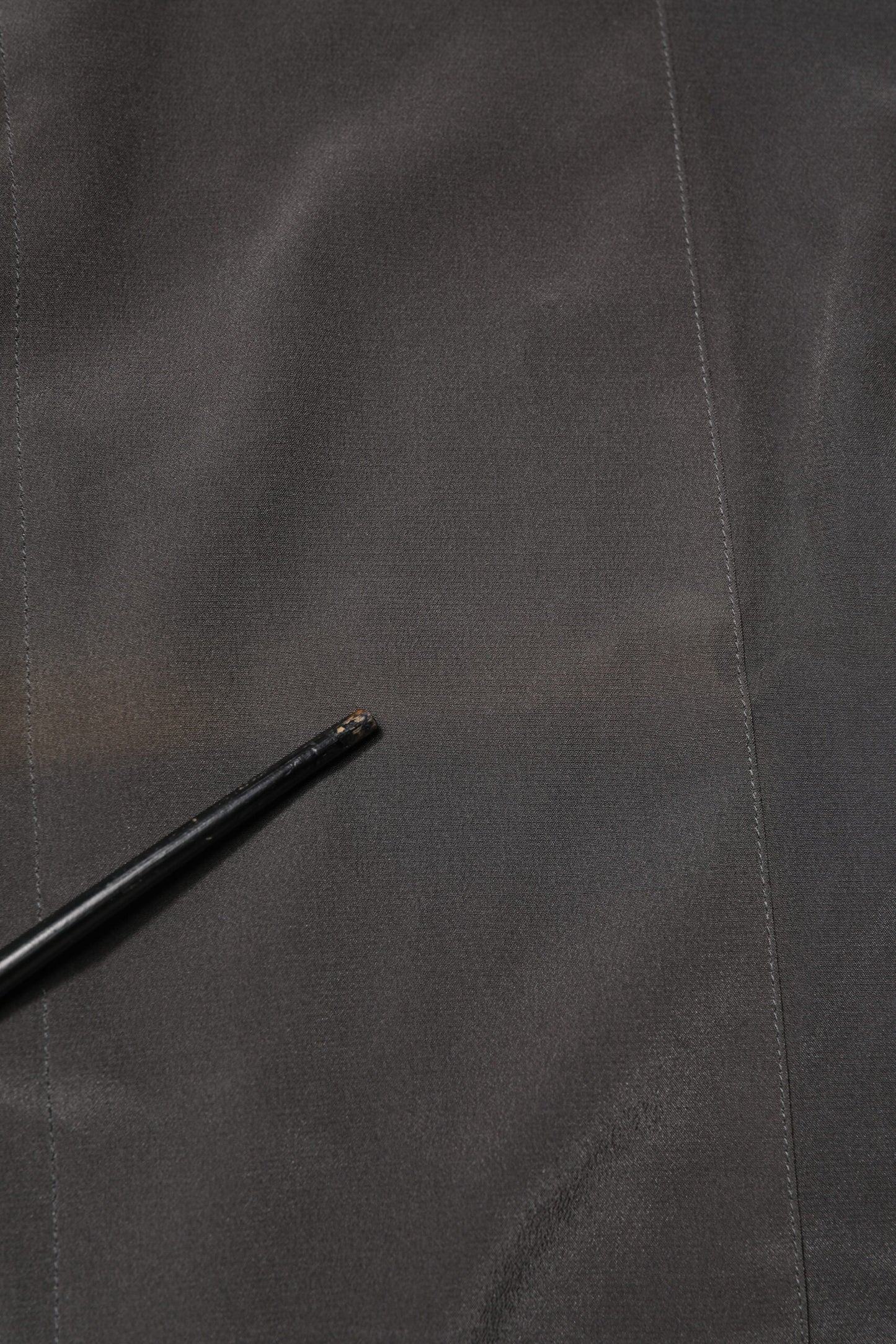 Dark Gray Silk GOLD Dress Formal Shirt