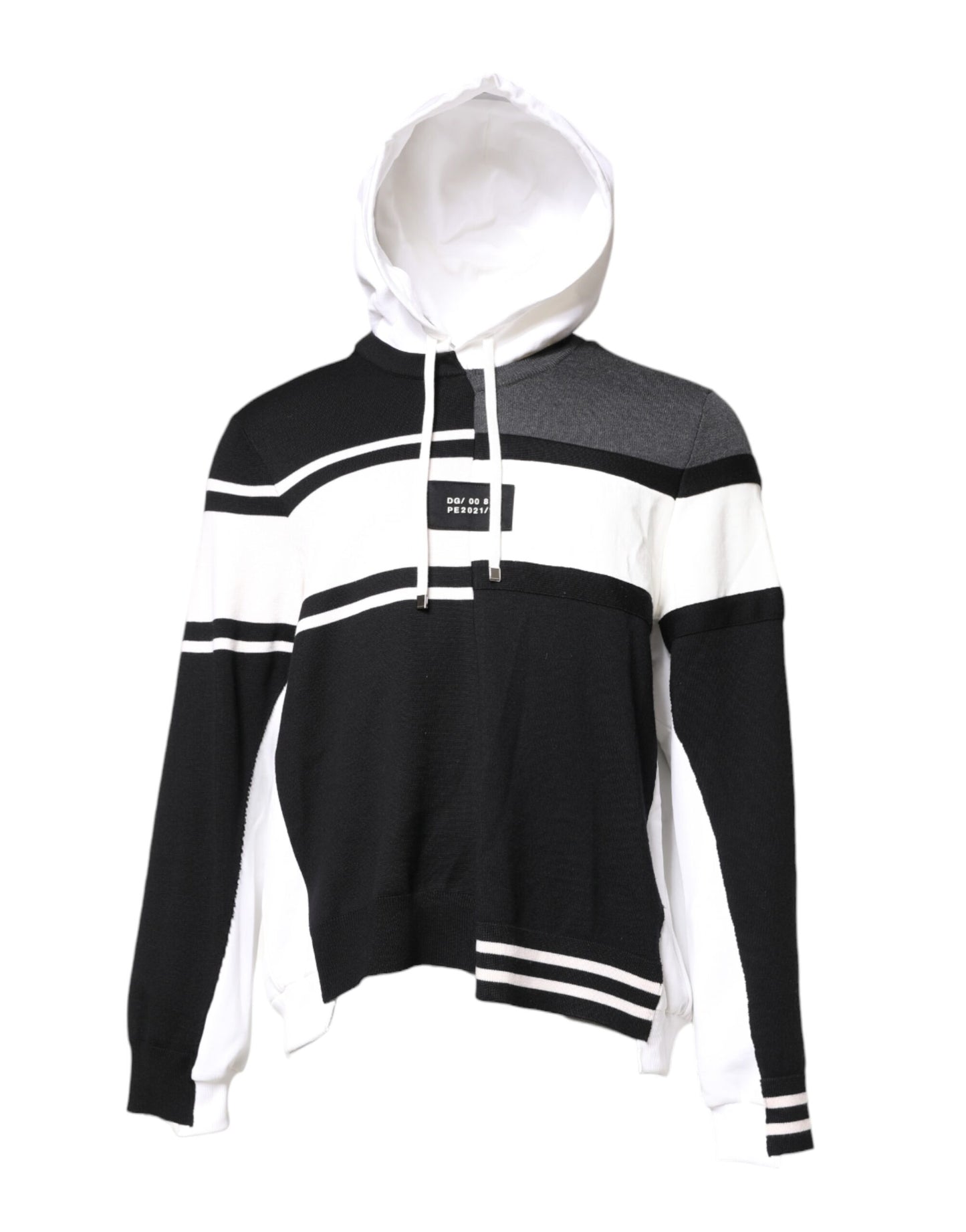 Multicolor Logo Pullover Hooded Sweater