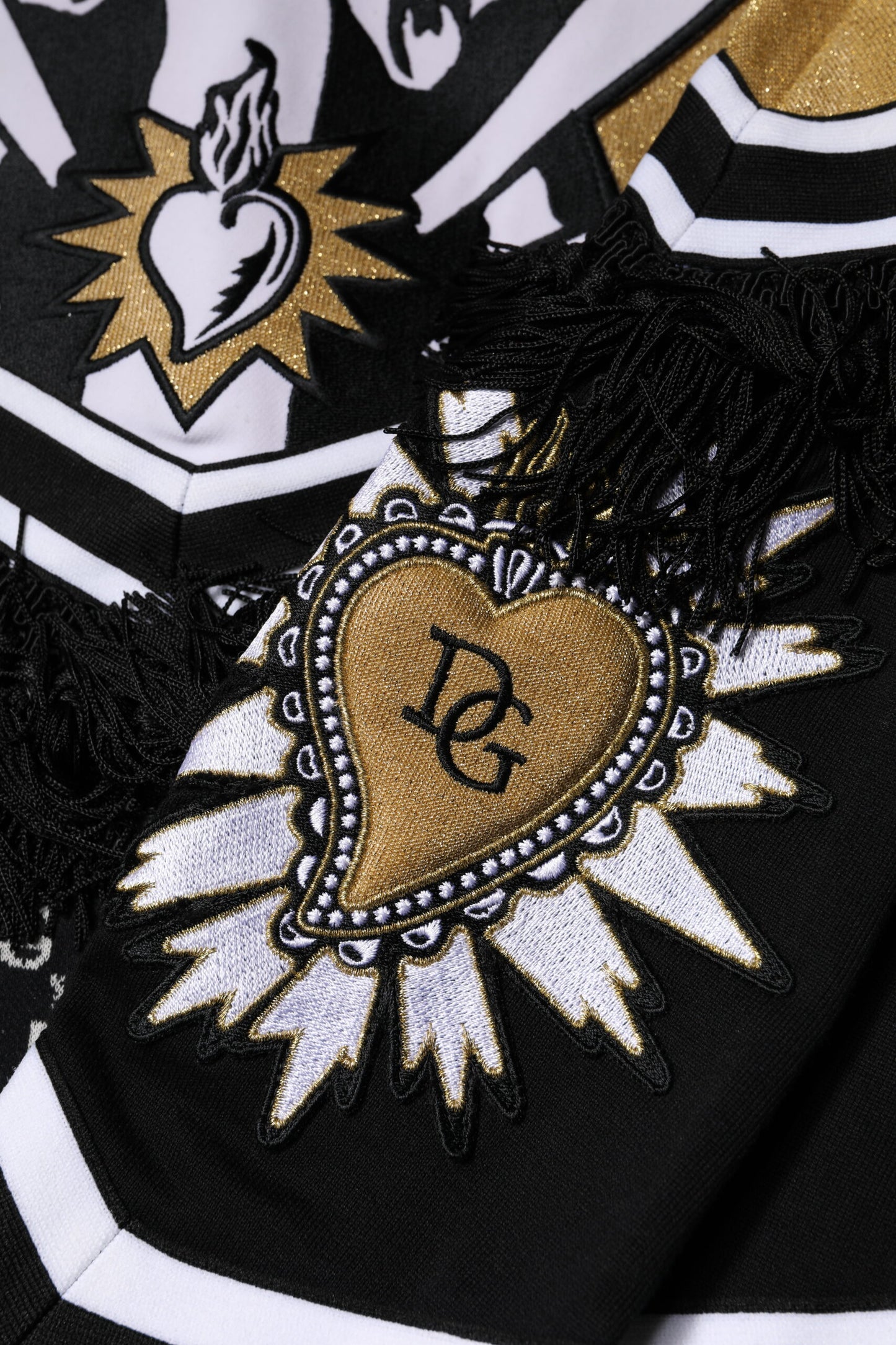 Multicolor Cotton Crew Neck Pullover Sweater