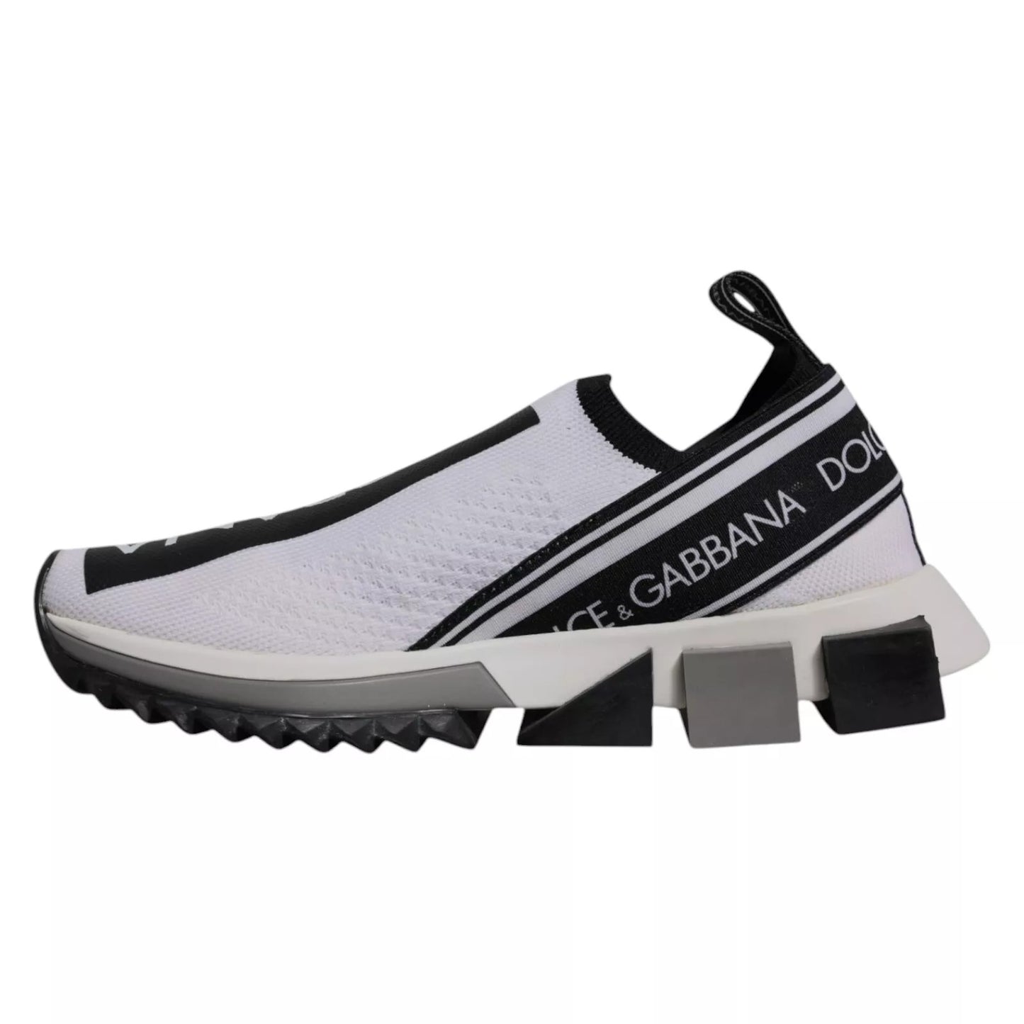 White Black Slip On Sorrento Sneakers Shoes