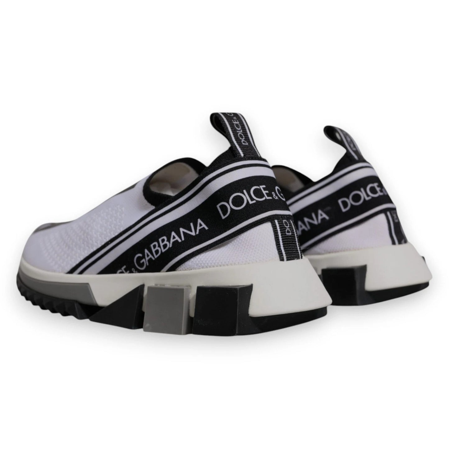 White Black Slip On Sorrento Sneakers Shoes