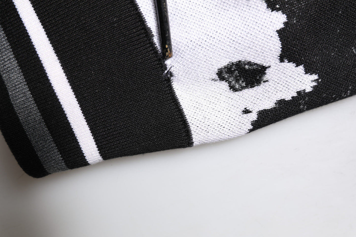 Multicolor Logo Crew Neck Pullover Sweater