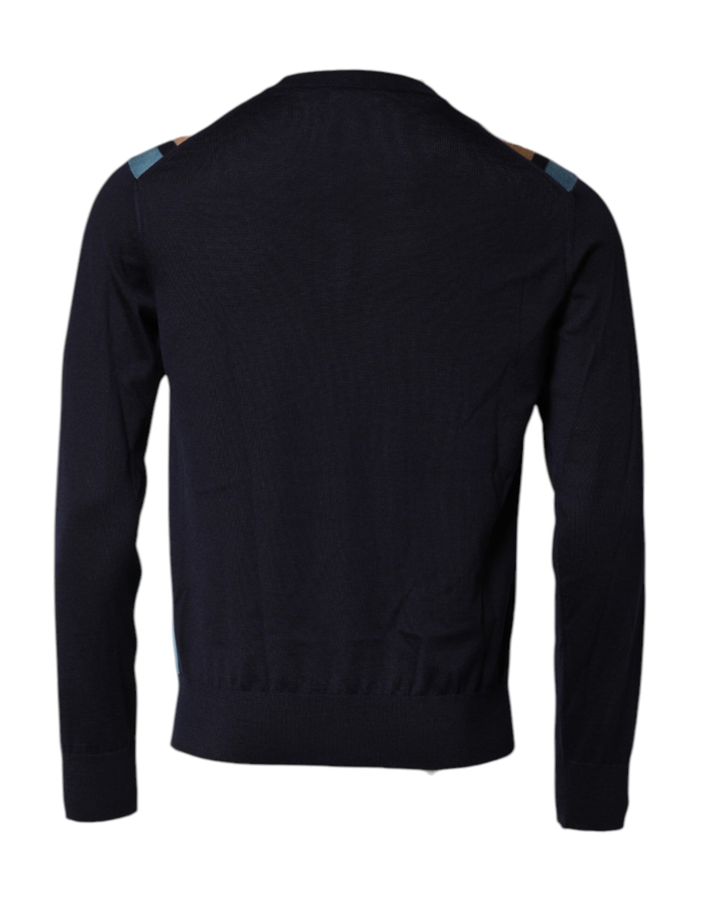 Multicolor Stripes Crew Neck Pullover Sweater