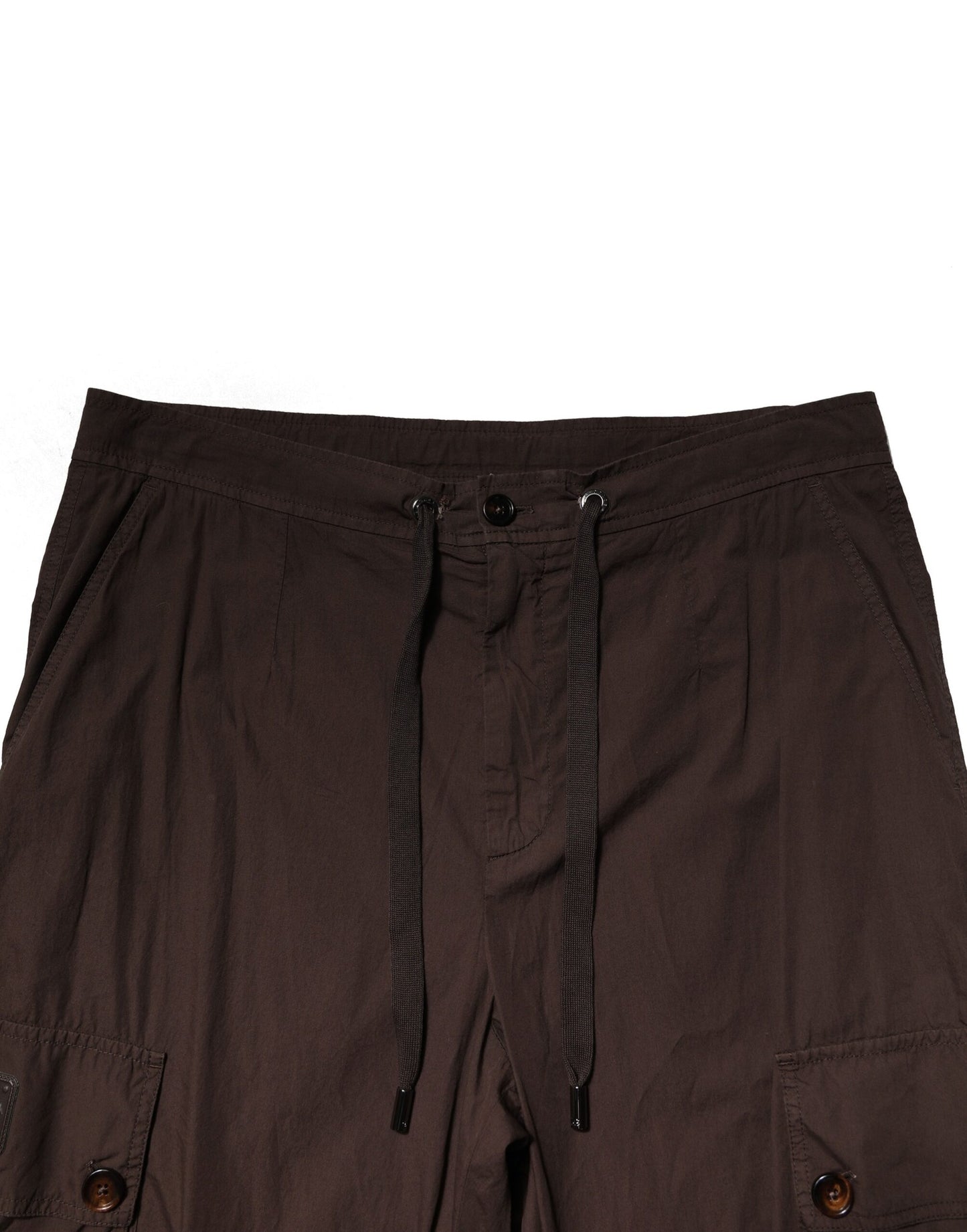 Brown Cotton Cargo Jogger Men Pants
