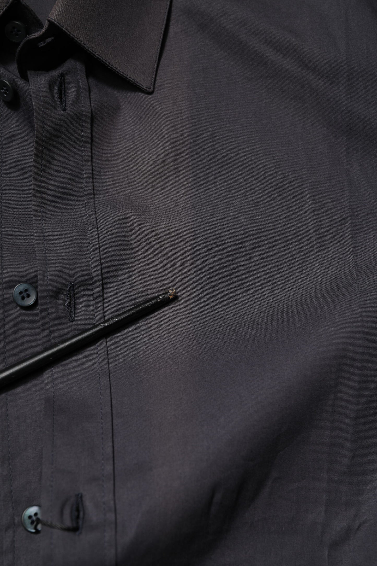 Blue Cotton GOLD Long Sleeves Formal Shirt