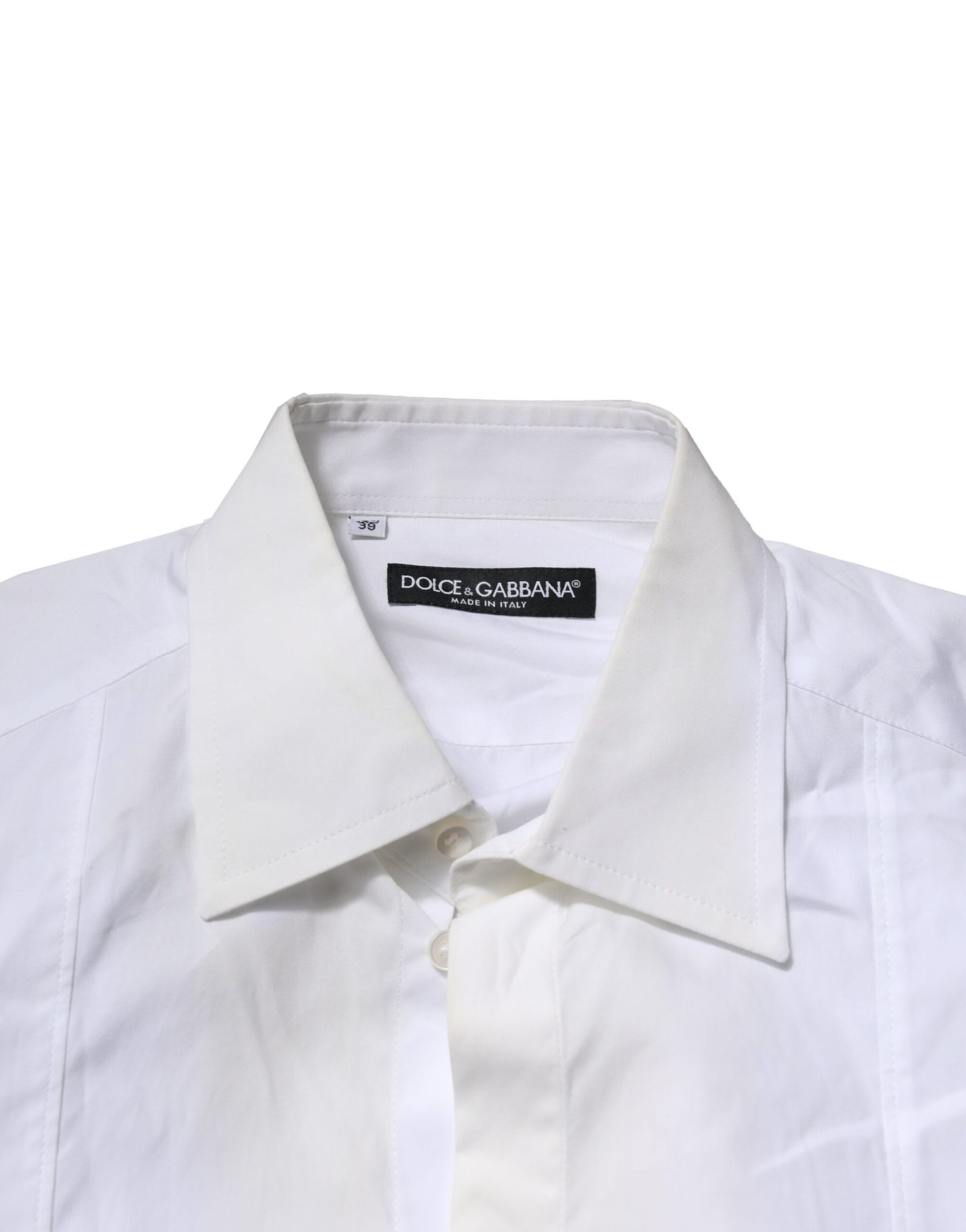 White Poplin Cotton Formal Men Dress Shirt