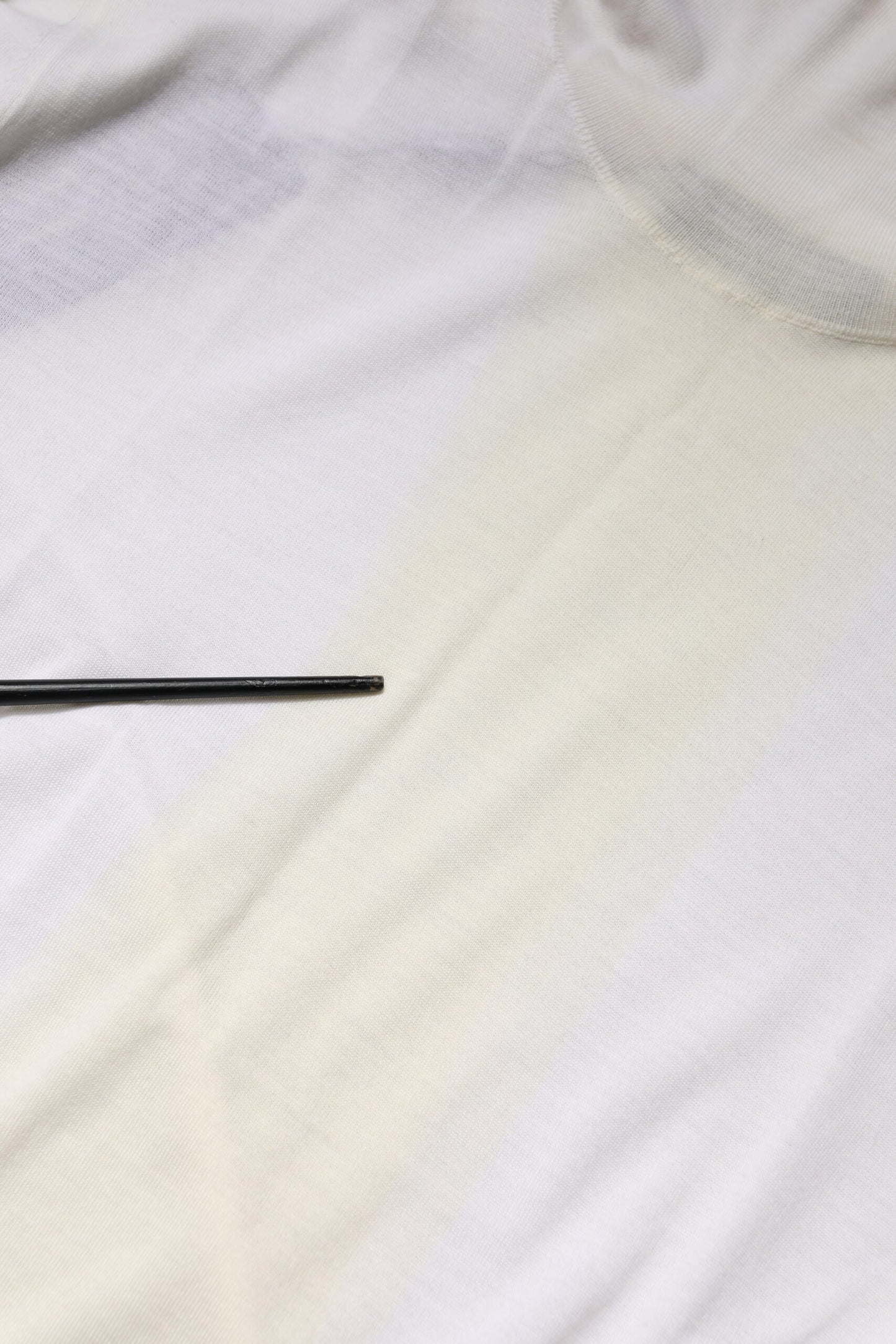 White Wool Turtleneck Men Sweatshirt Sweater