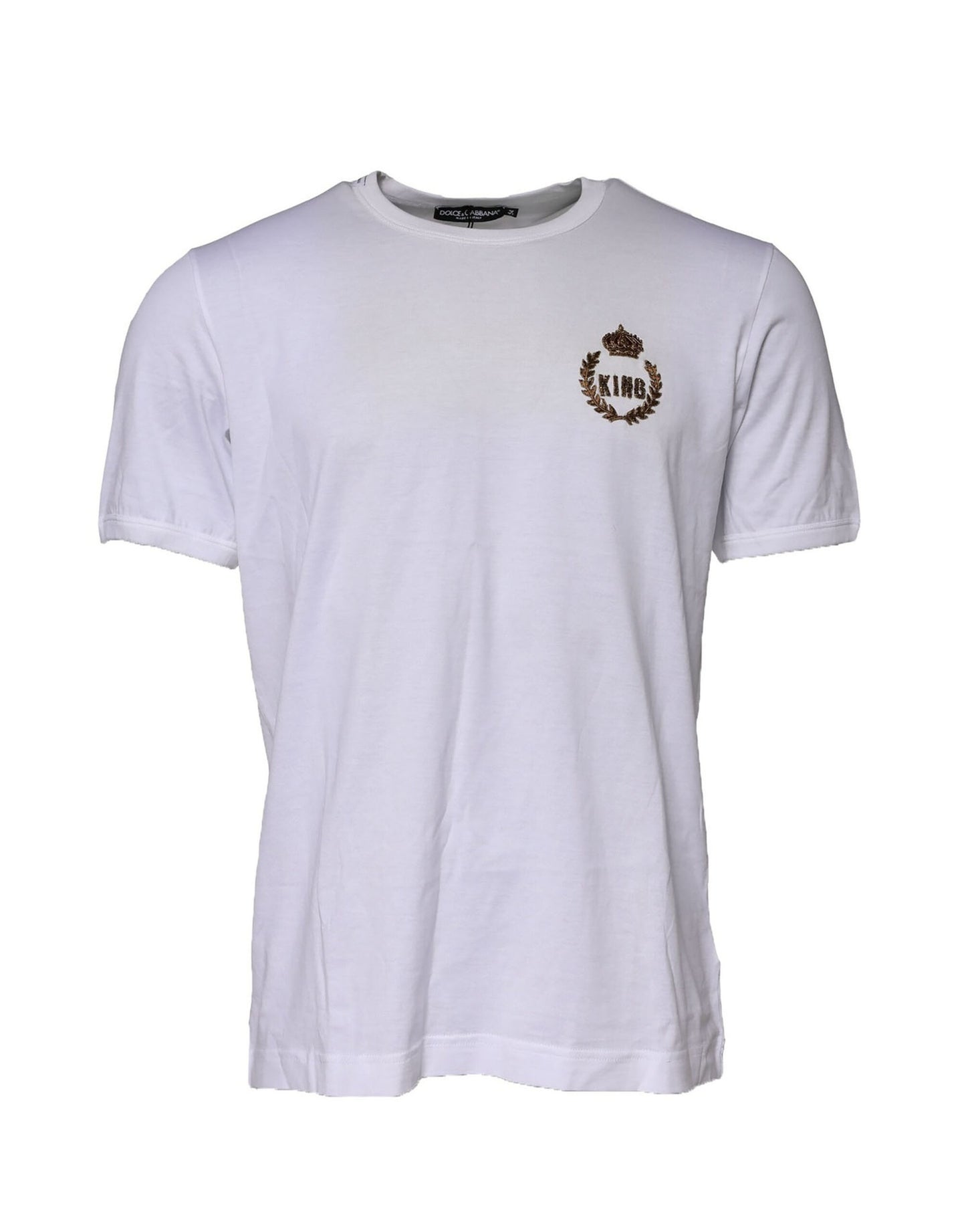 White King Crown Cotton Crew Neck T-shirt