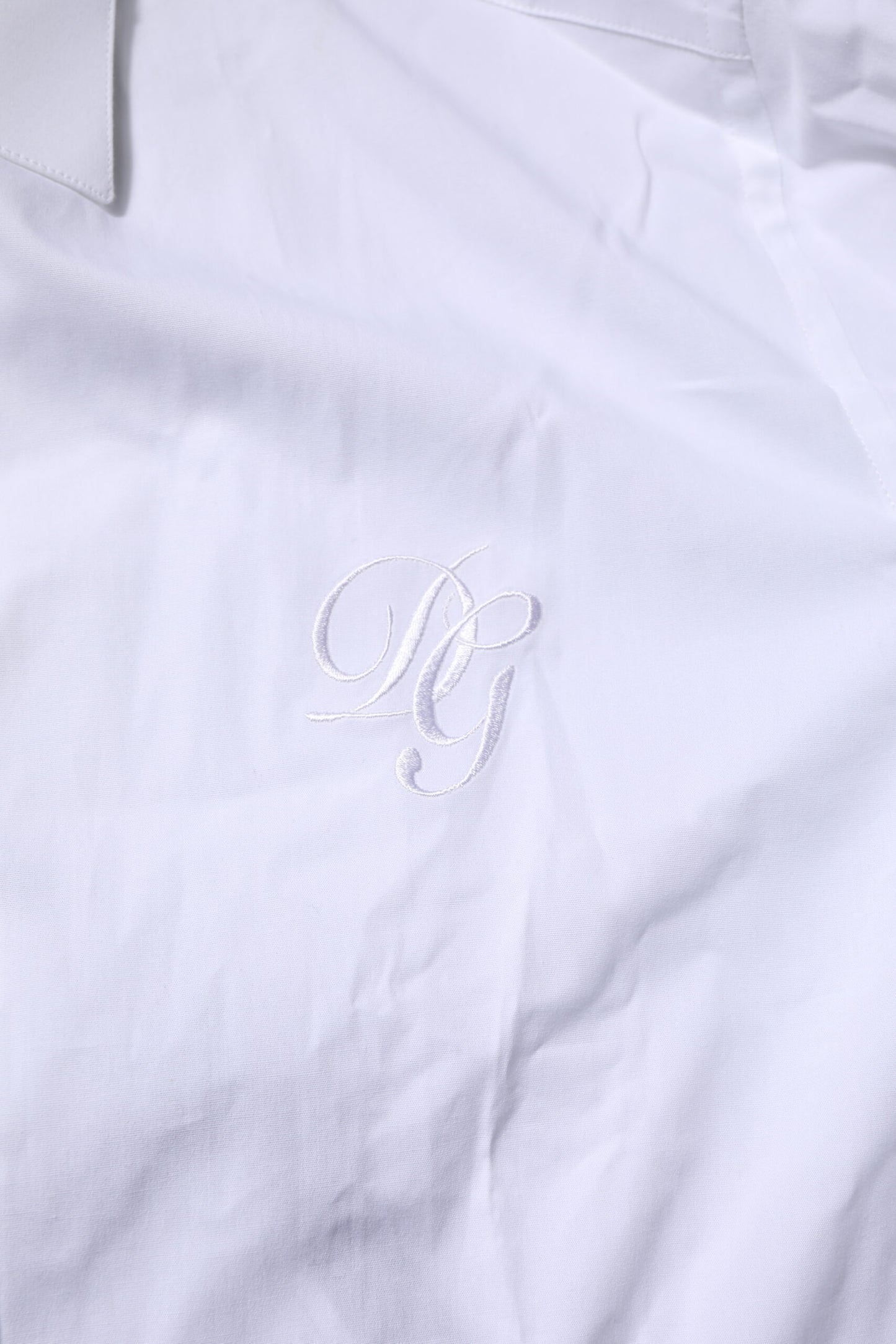 White Cotton GOLD Long Sleeves Formal Shirt