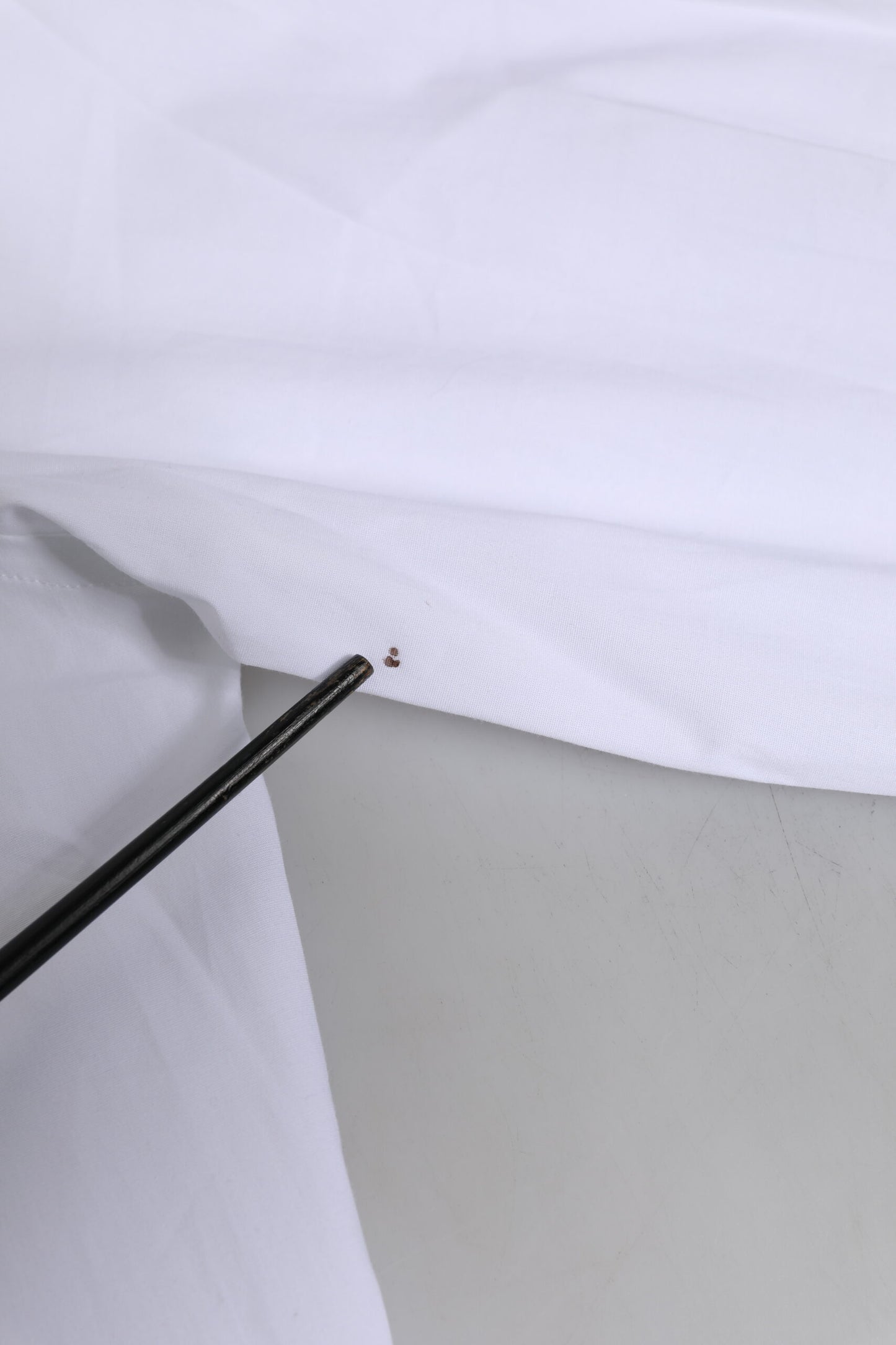 White Cotton GOLD Long Sleeves Formal Shirt