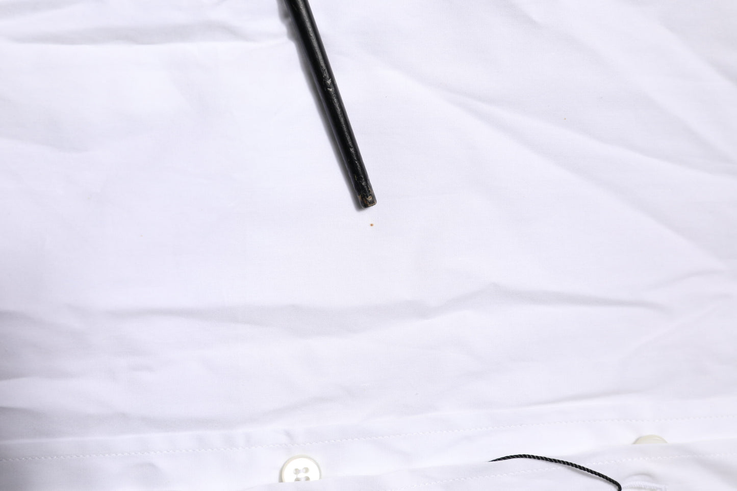 White Cotton GOLD Long Sleeves Formal Shirt