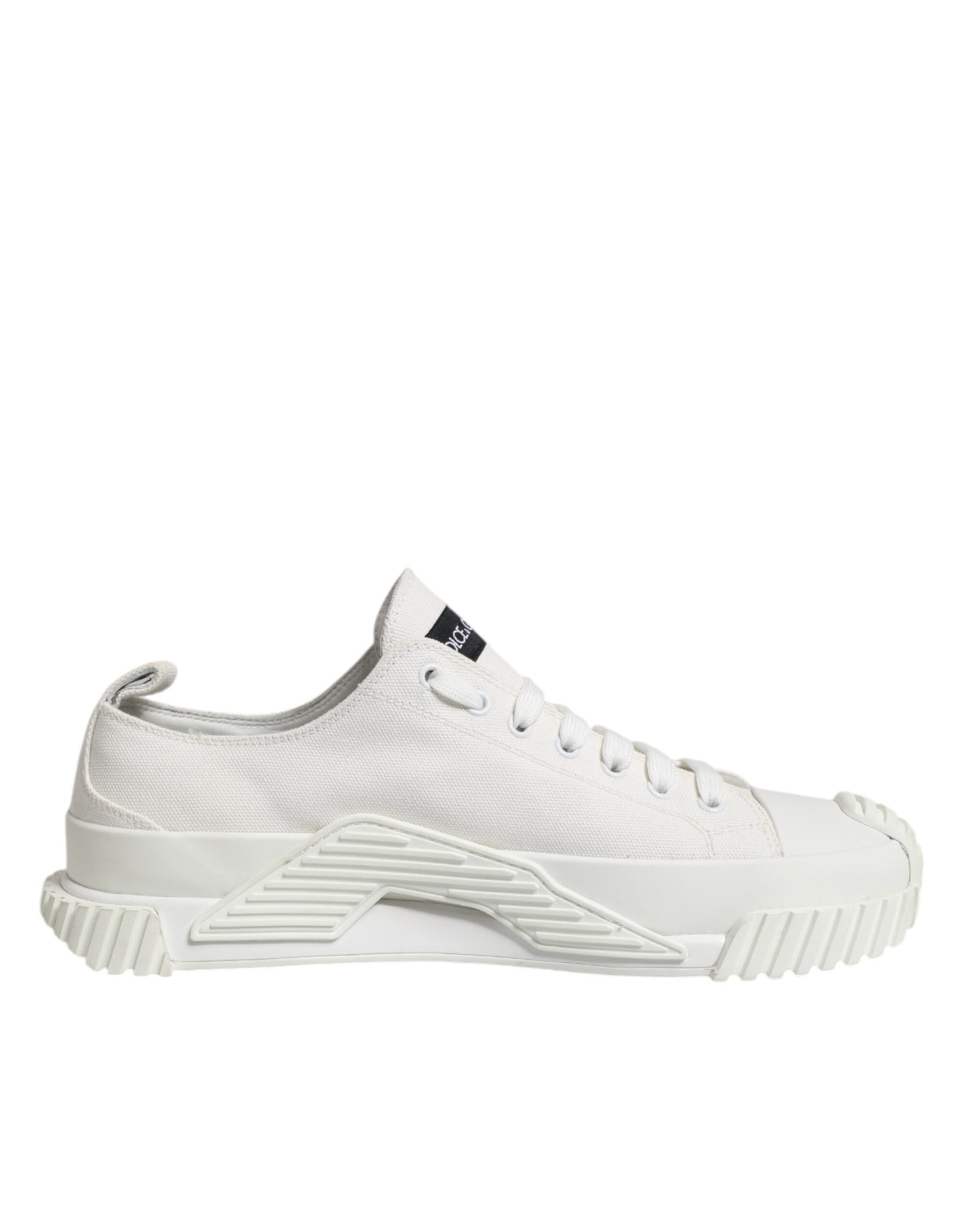 White Cotton NS1 Low Top Sneakers Shoes