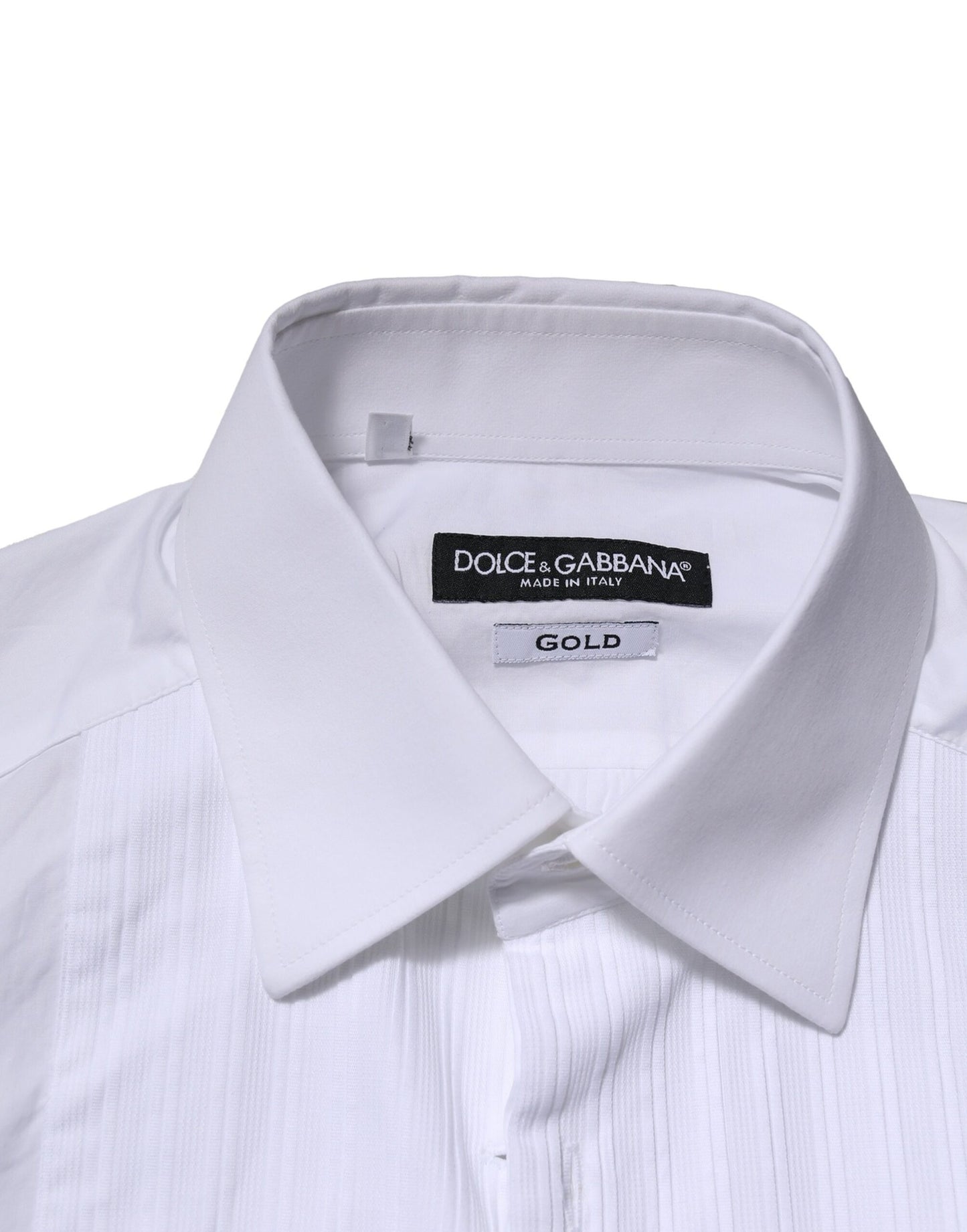 White GOLD Cotton Poplin Formal Dress Shirt
