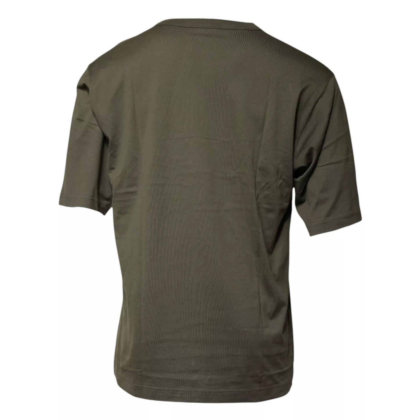 Army Green DG Love Cotton Crew Neck T-shirt