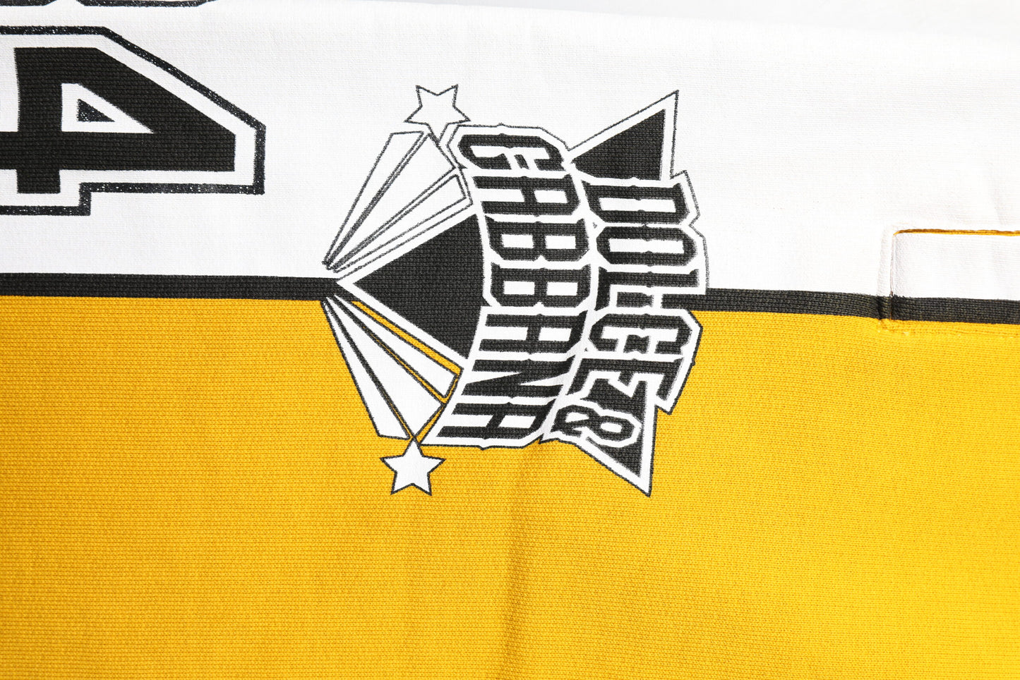 Yellow Cotton Logo Jogger Sweatpants Pants