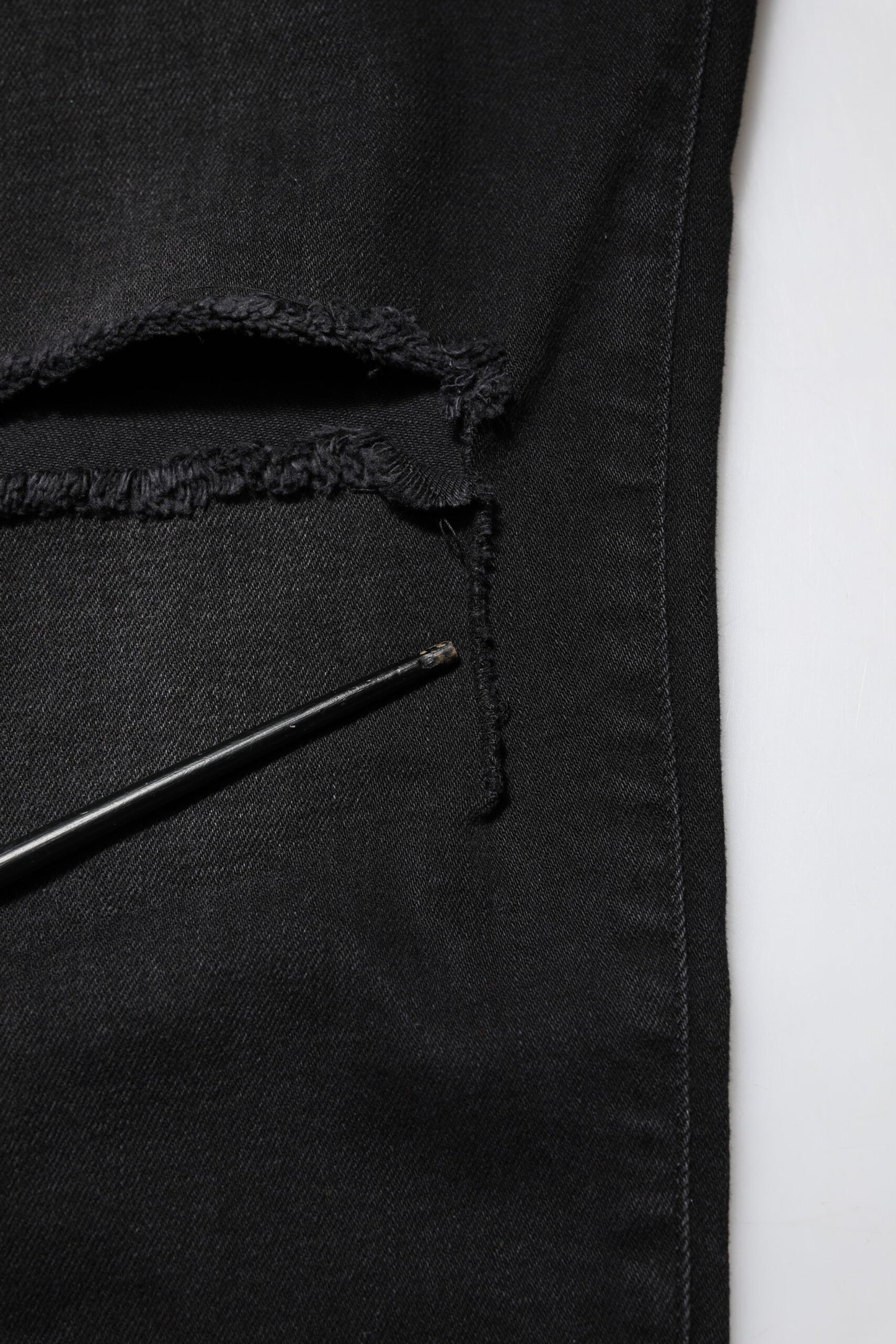 Black Cotton Skinny Denim Jeans