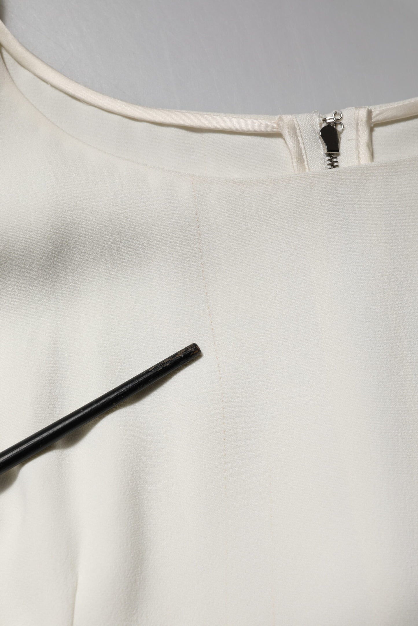 White Round Neck Short Sleeves Blouse Top