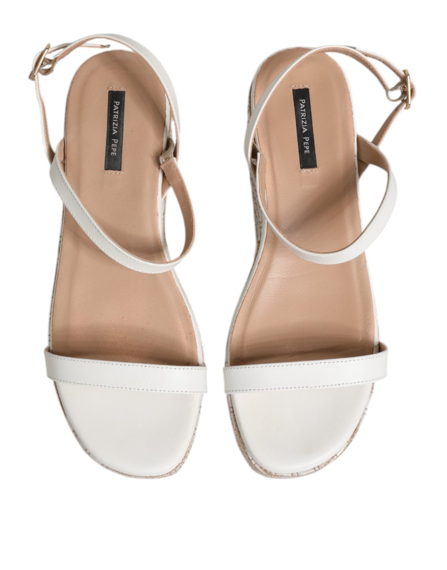 White Espadrilles Ankle Strap Sandals Shoes