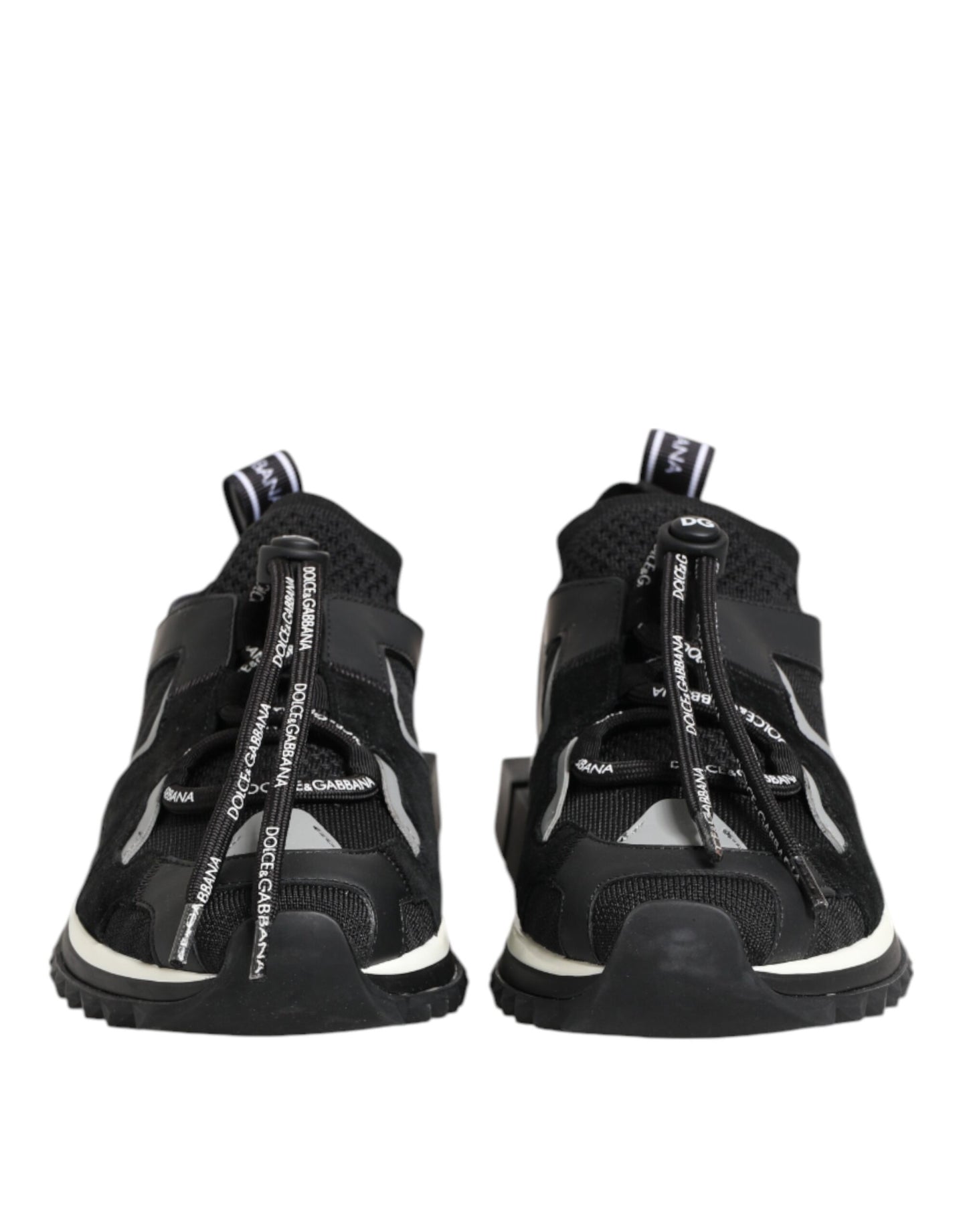 Black White Logo Sorrento Sneakers Shoes