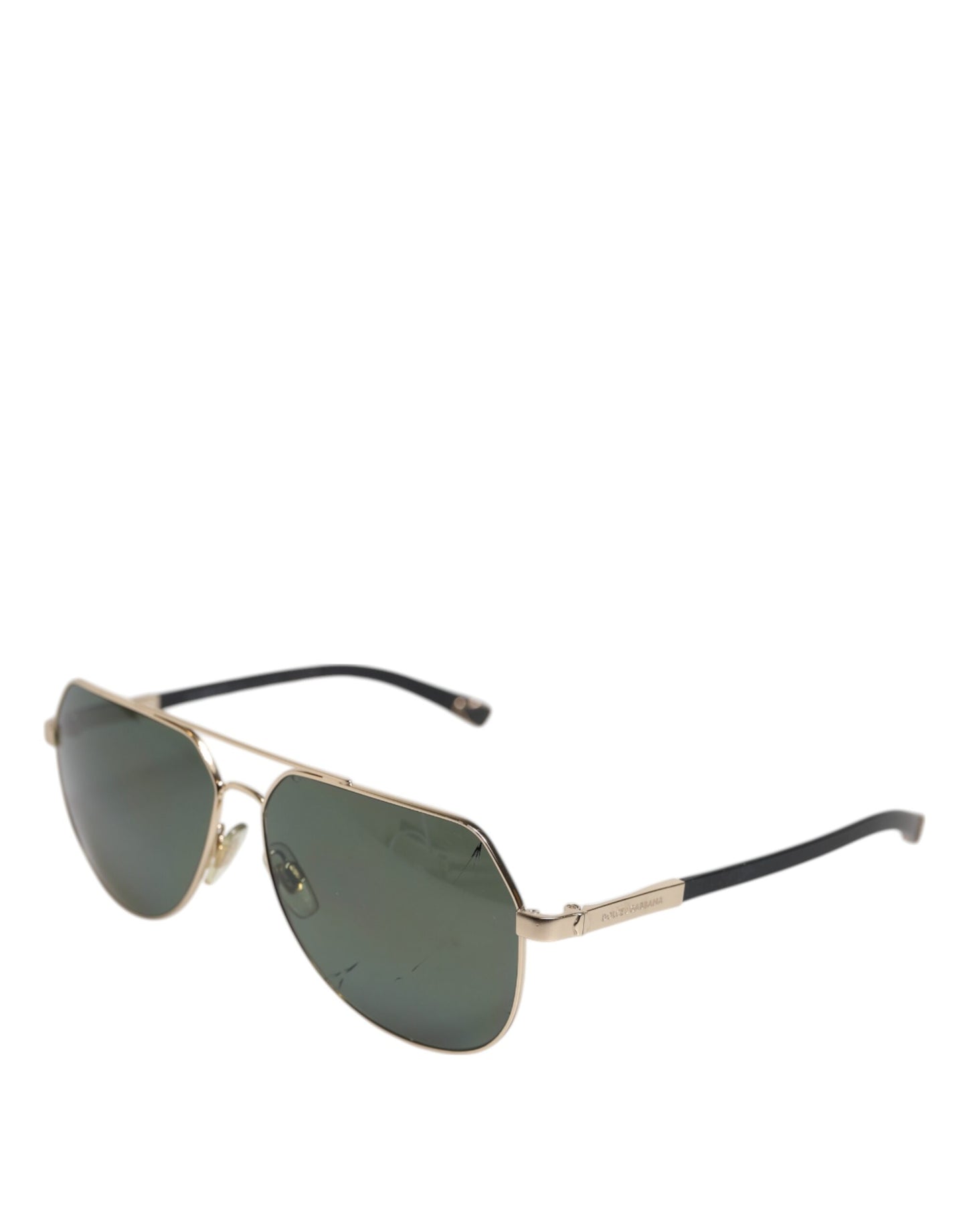 Black 18K Gold Plated Polarized Steel DG2133K Sunglasses