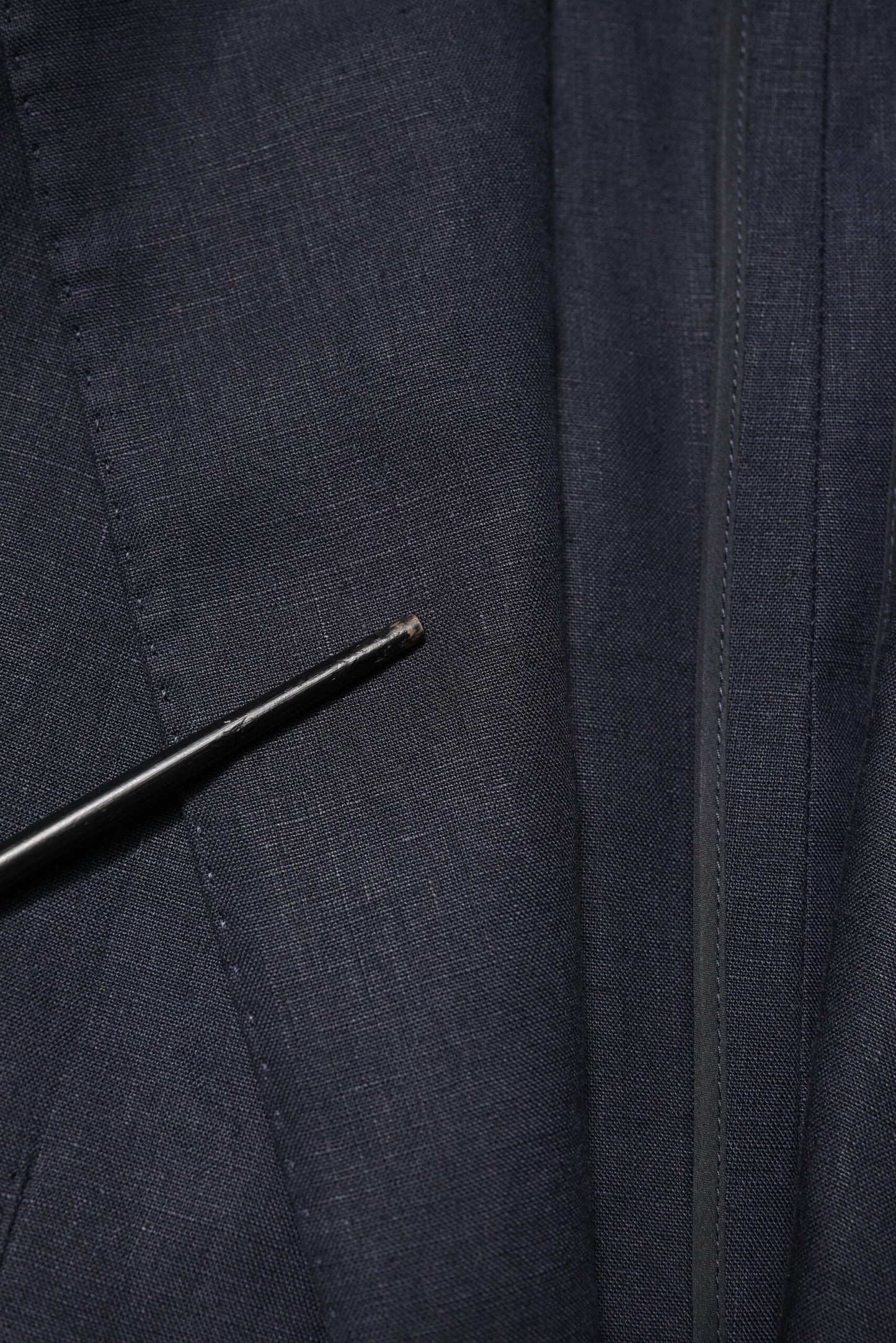 Dark Blue Single Breasted Men Suit Blazer