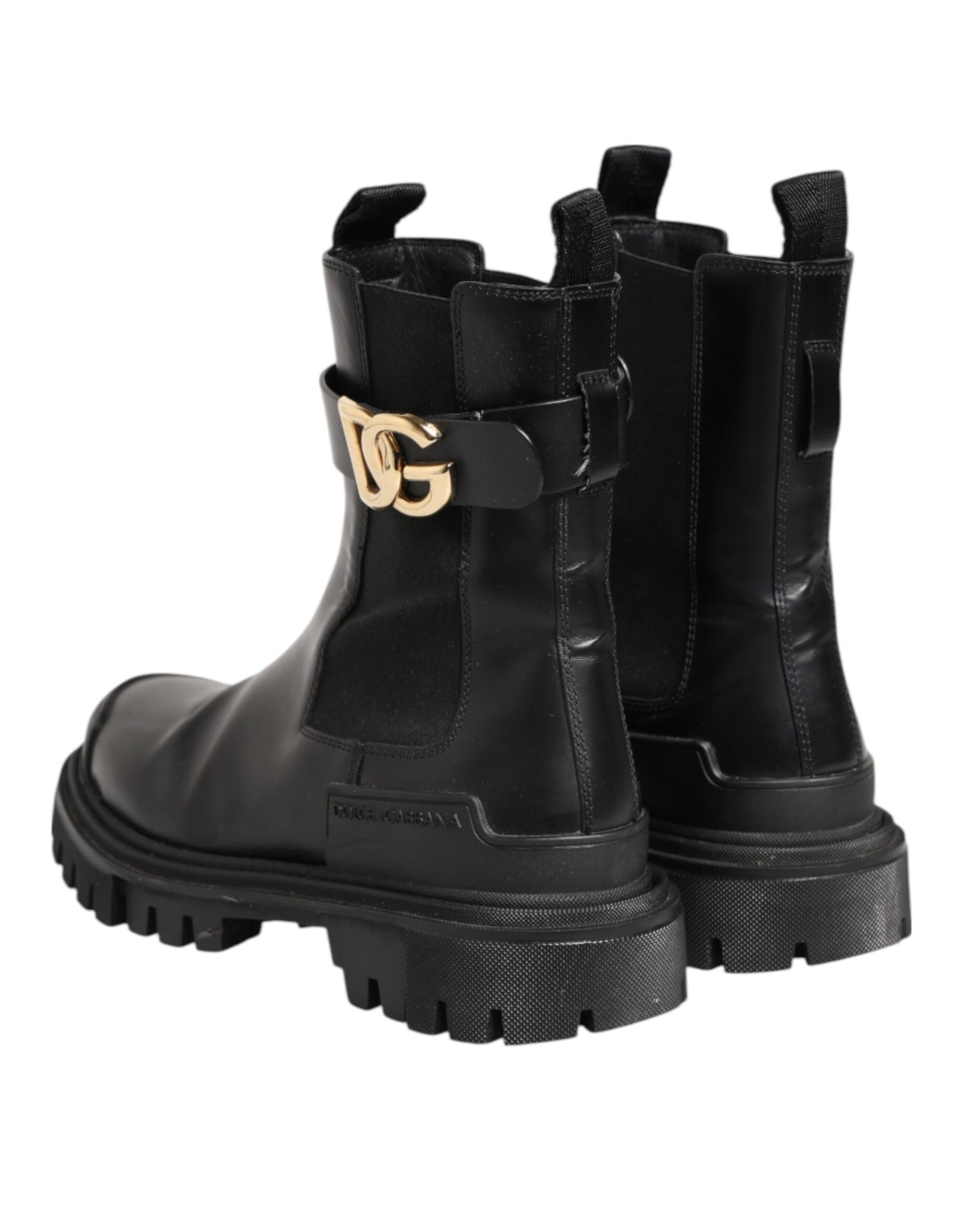 Black Gold DG Logo Trekking Calf Boots Shoes