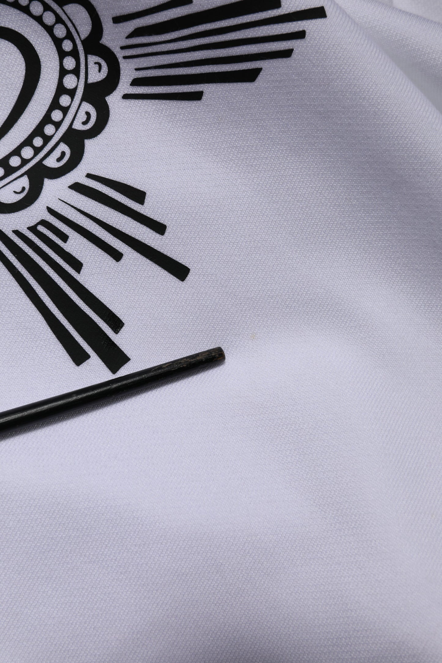 White Sacred Heart Hooded Sweatshirt Sweater