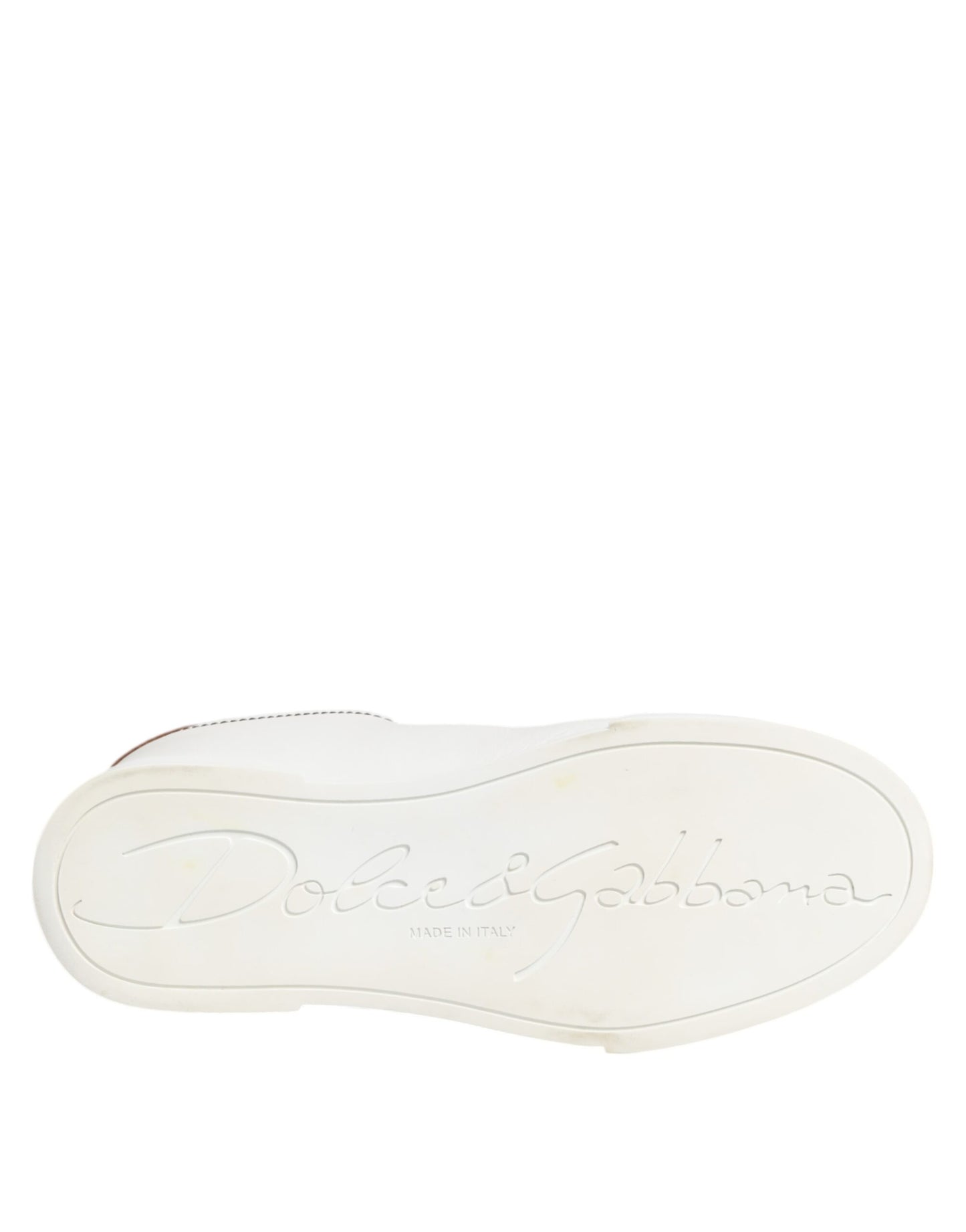 White Gold Leather Low Top Sneakers Shoes