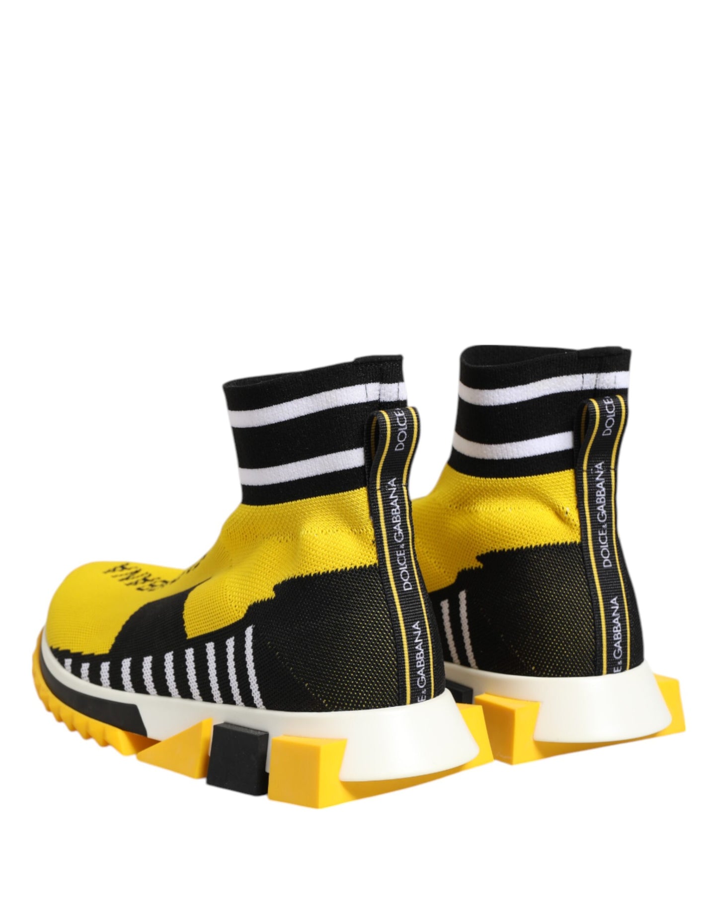 Yellow Black Sorrento Socks Sneakers Shoes
