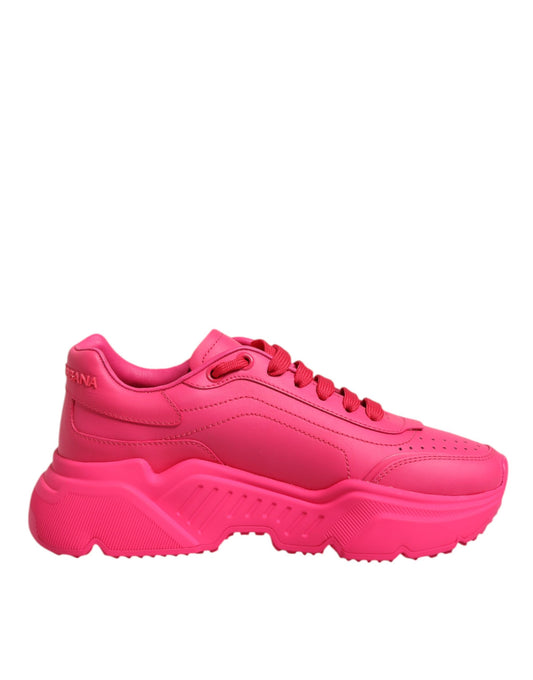Pink Leather Daymaster Low Top Sneakers Shoes