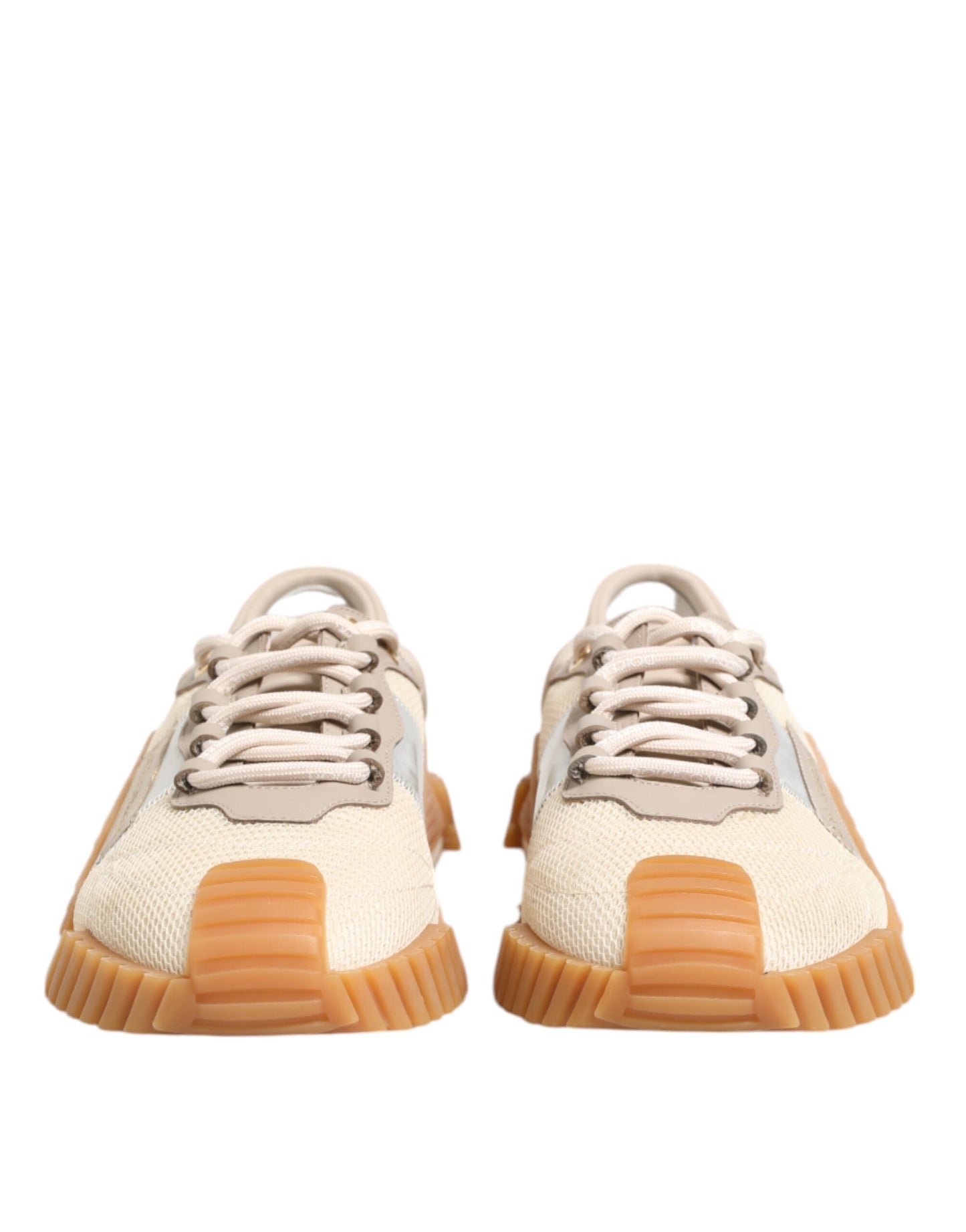 Beige Lace Up Low Top NS1 Men Sneakers Shoes